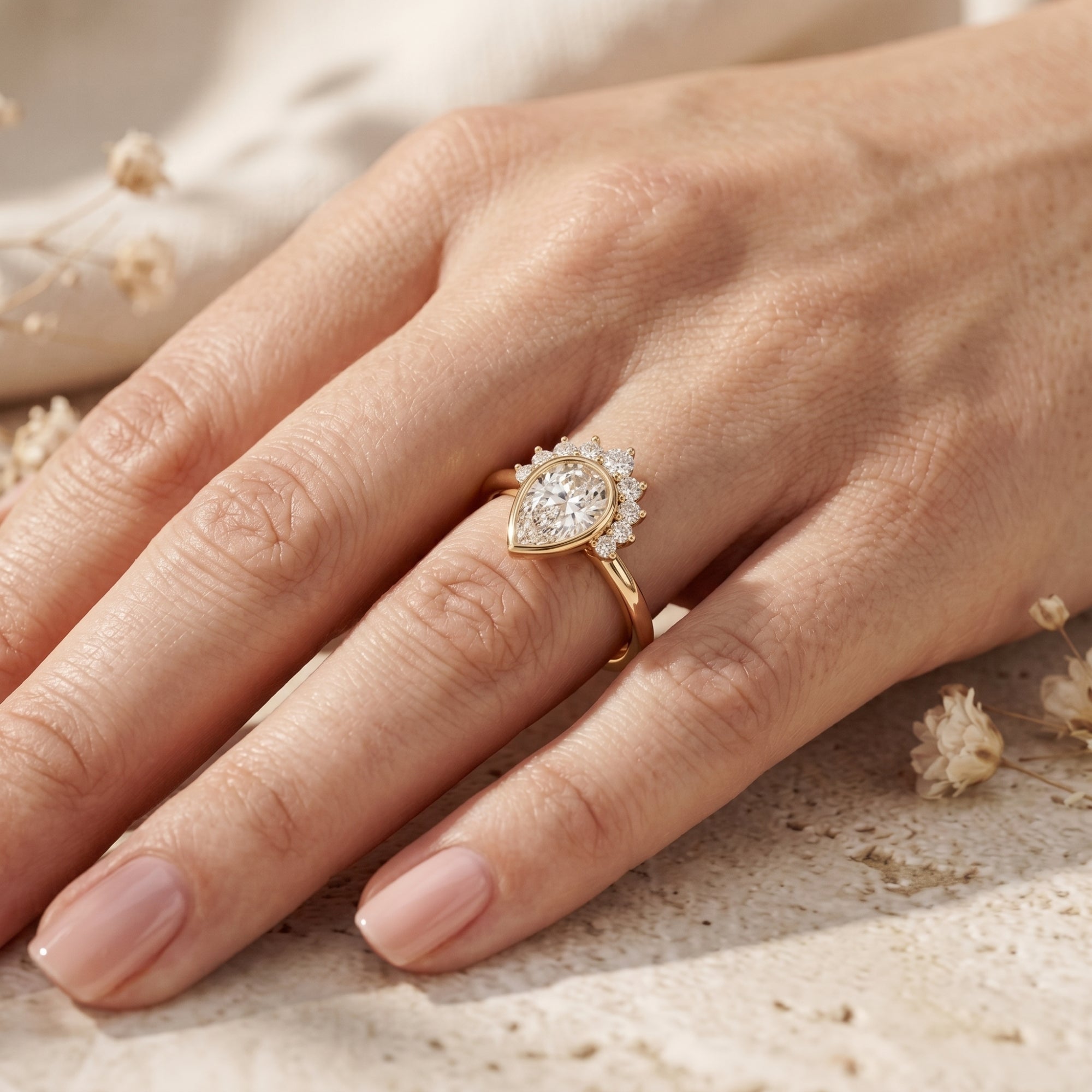 The Amaraea Moissanite Ring