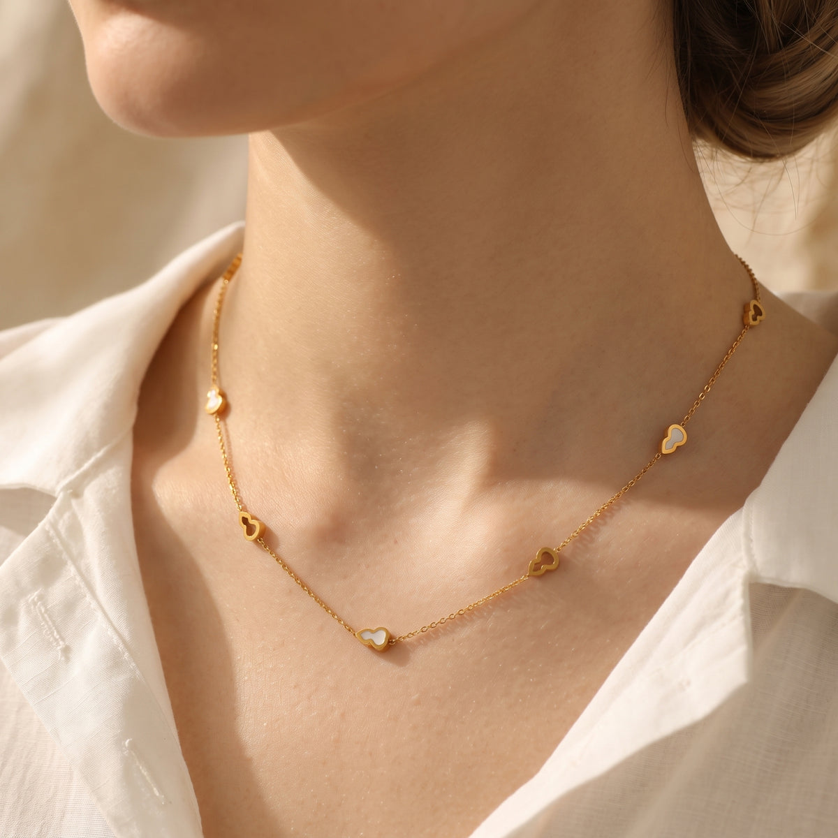 Le collier citrouille incrustée