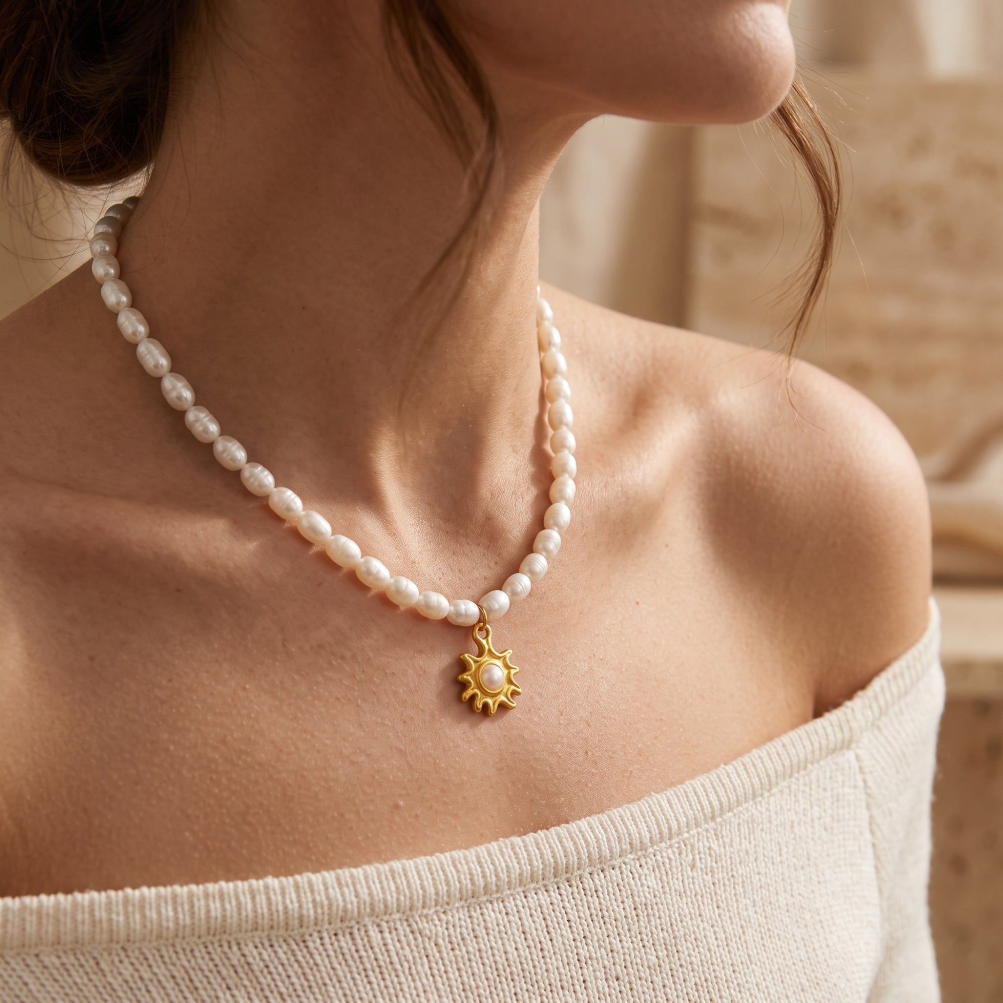 The Solina Pearl Necklace