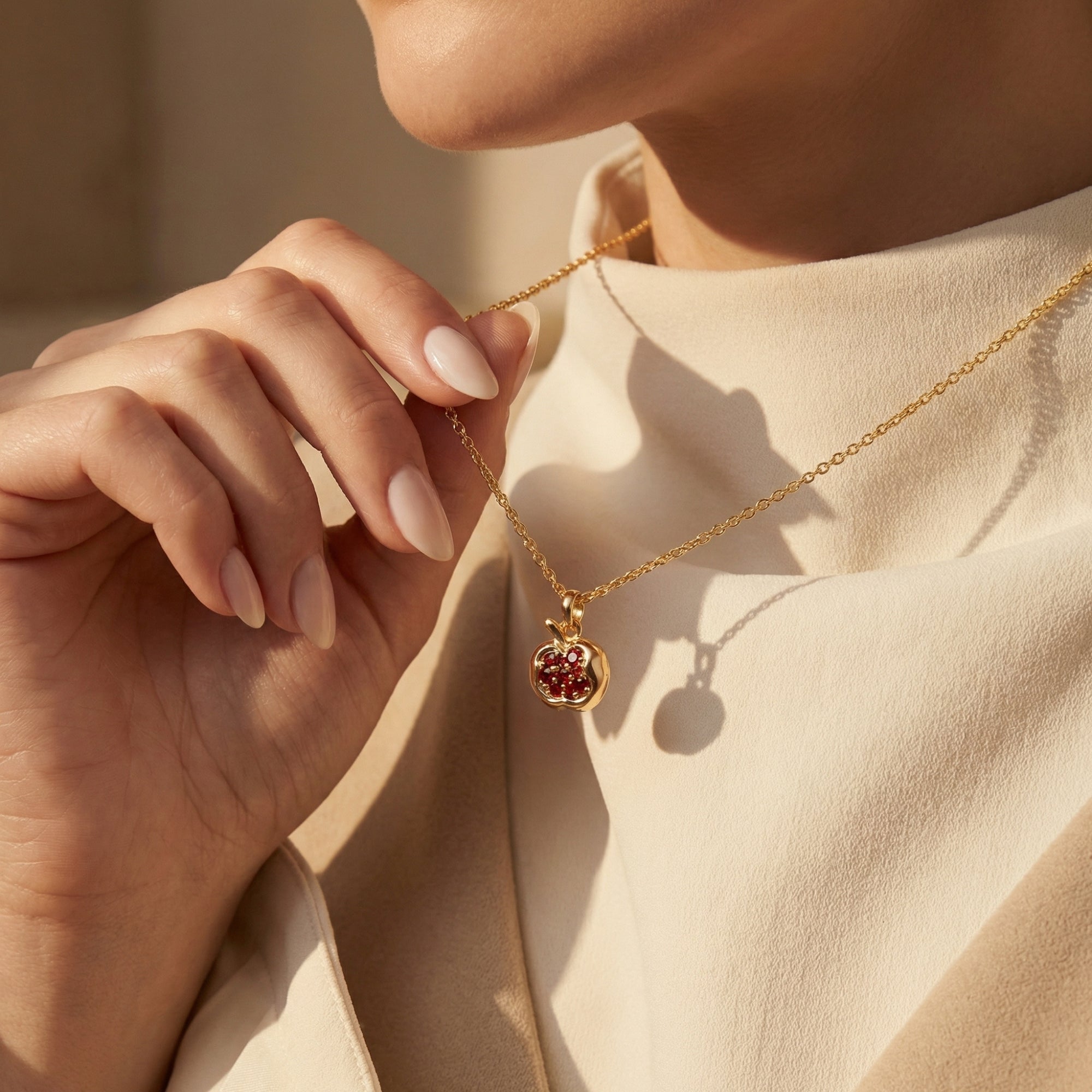 The Pomegranate Pendant Necklace