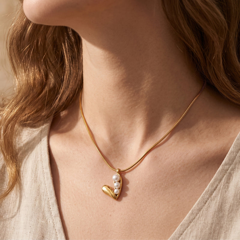 The Three-Pearl Pod Necklace
