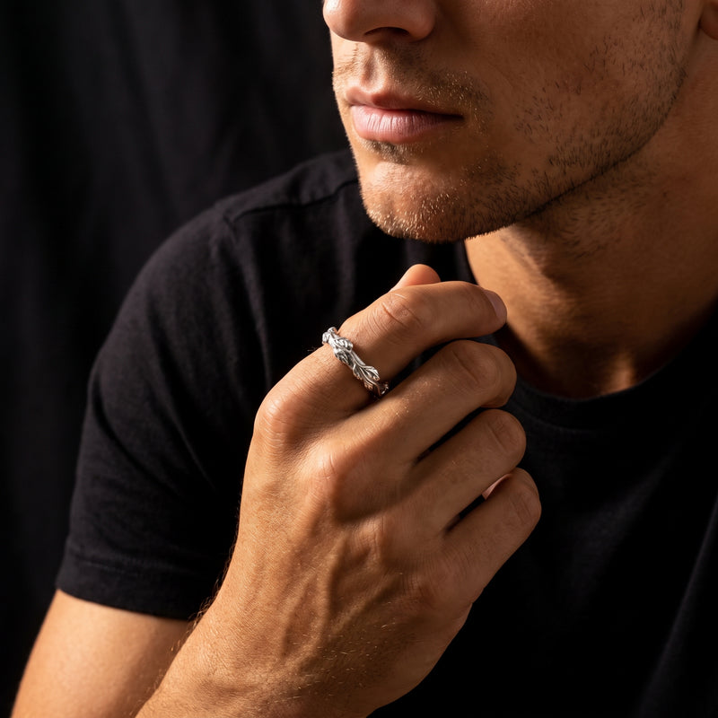 De Laurel-open ring