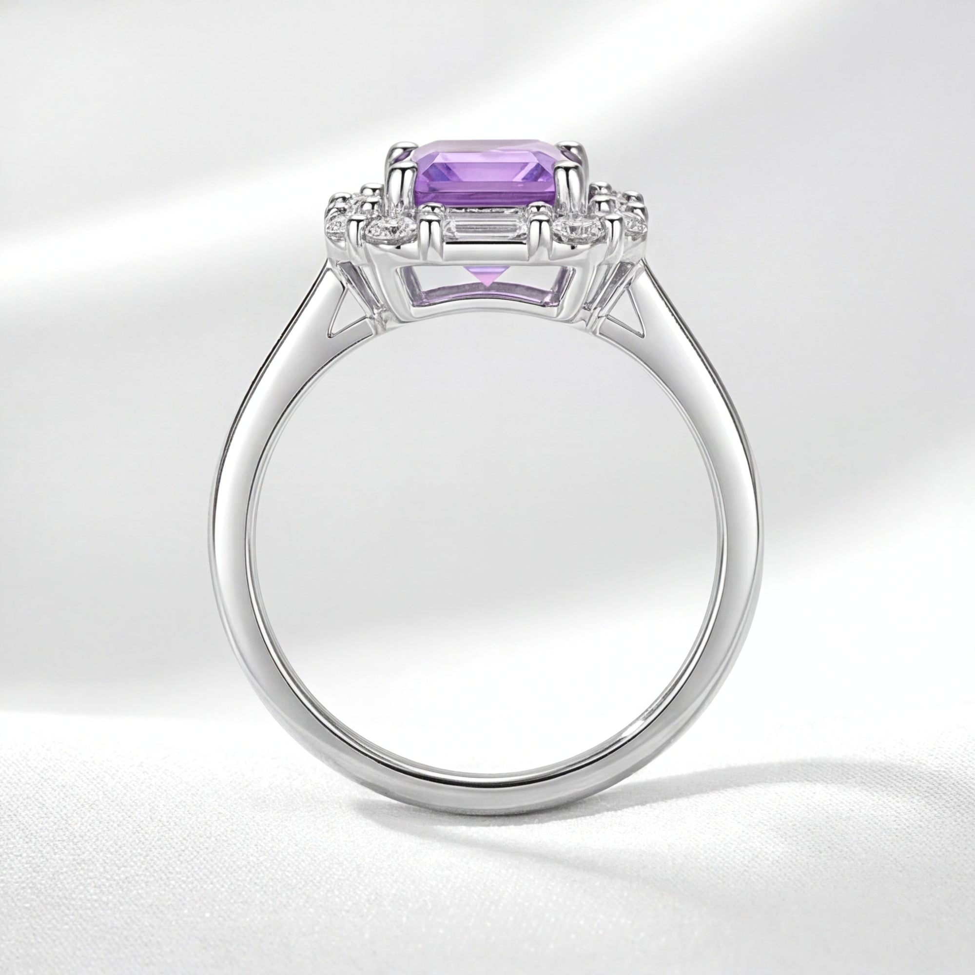 The Veridiana Halo Ring - S925 Sterling Silver