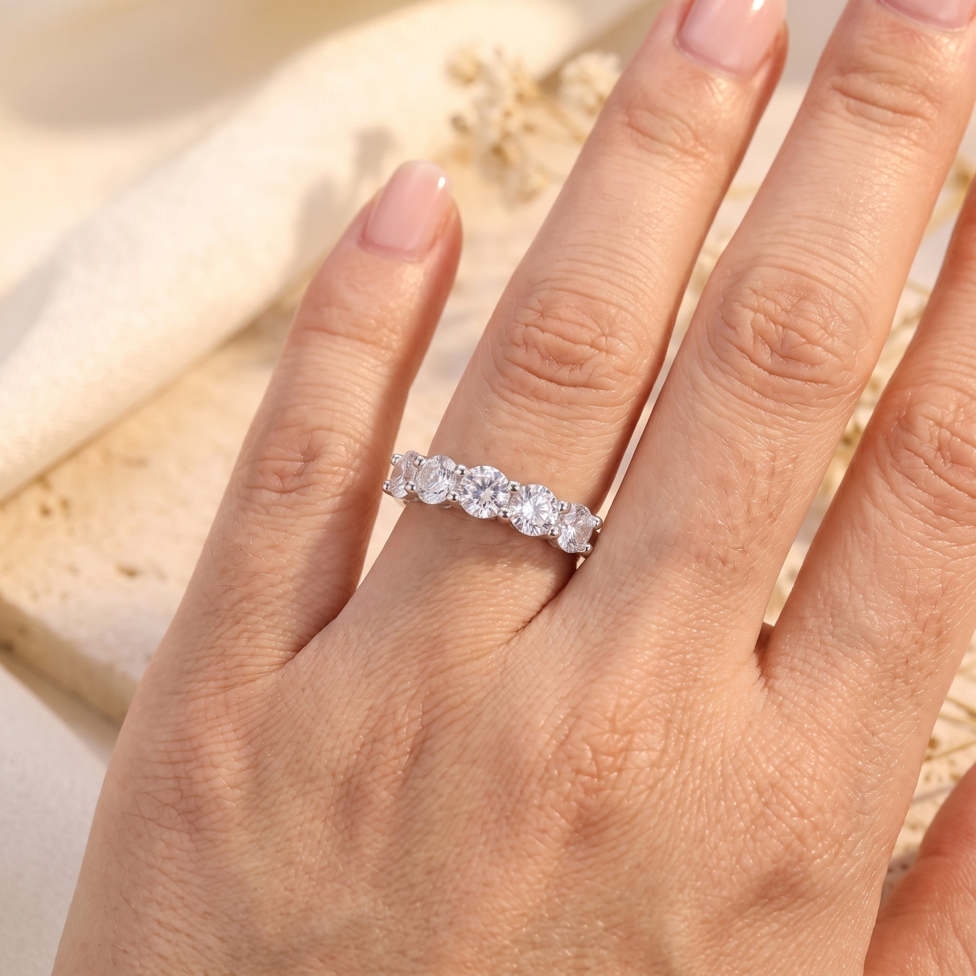The Five-Stone Band Ring