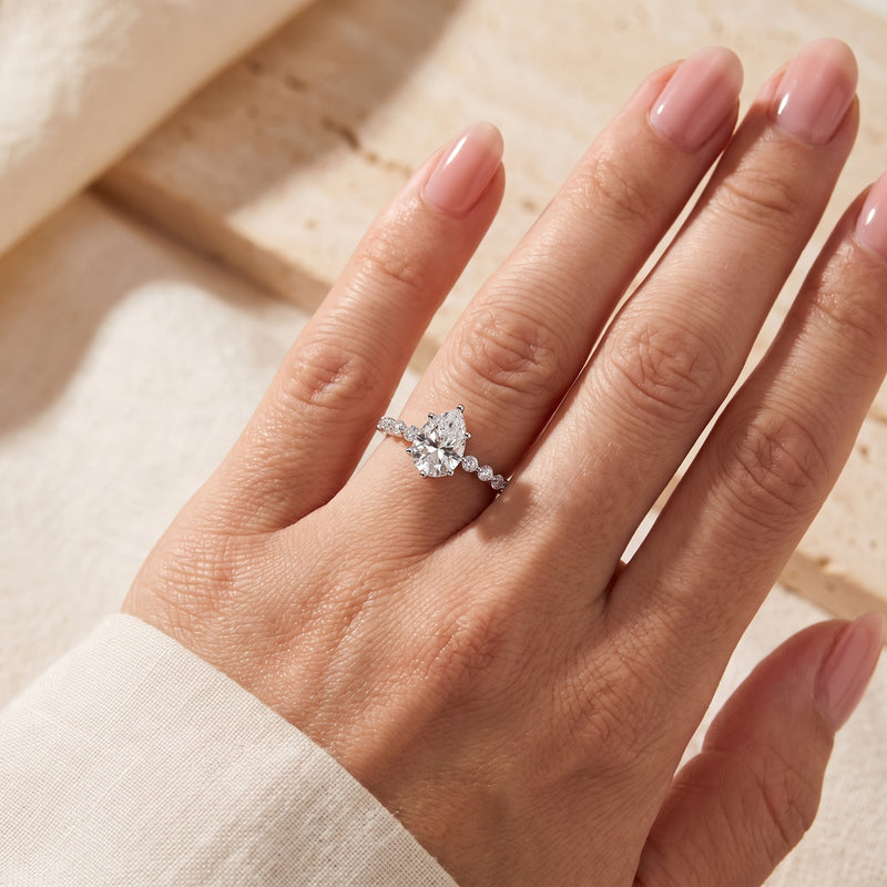 The Teardrop Accent Ring
