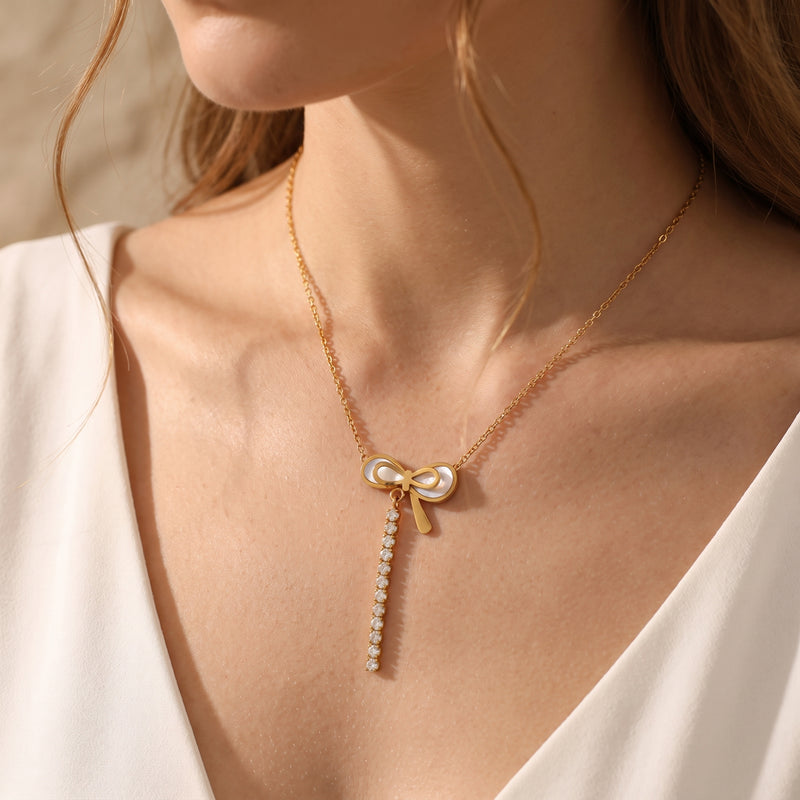 The Aurelia Bow Necklace