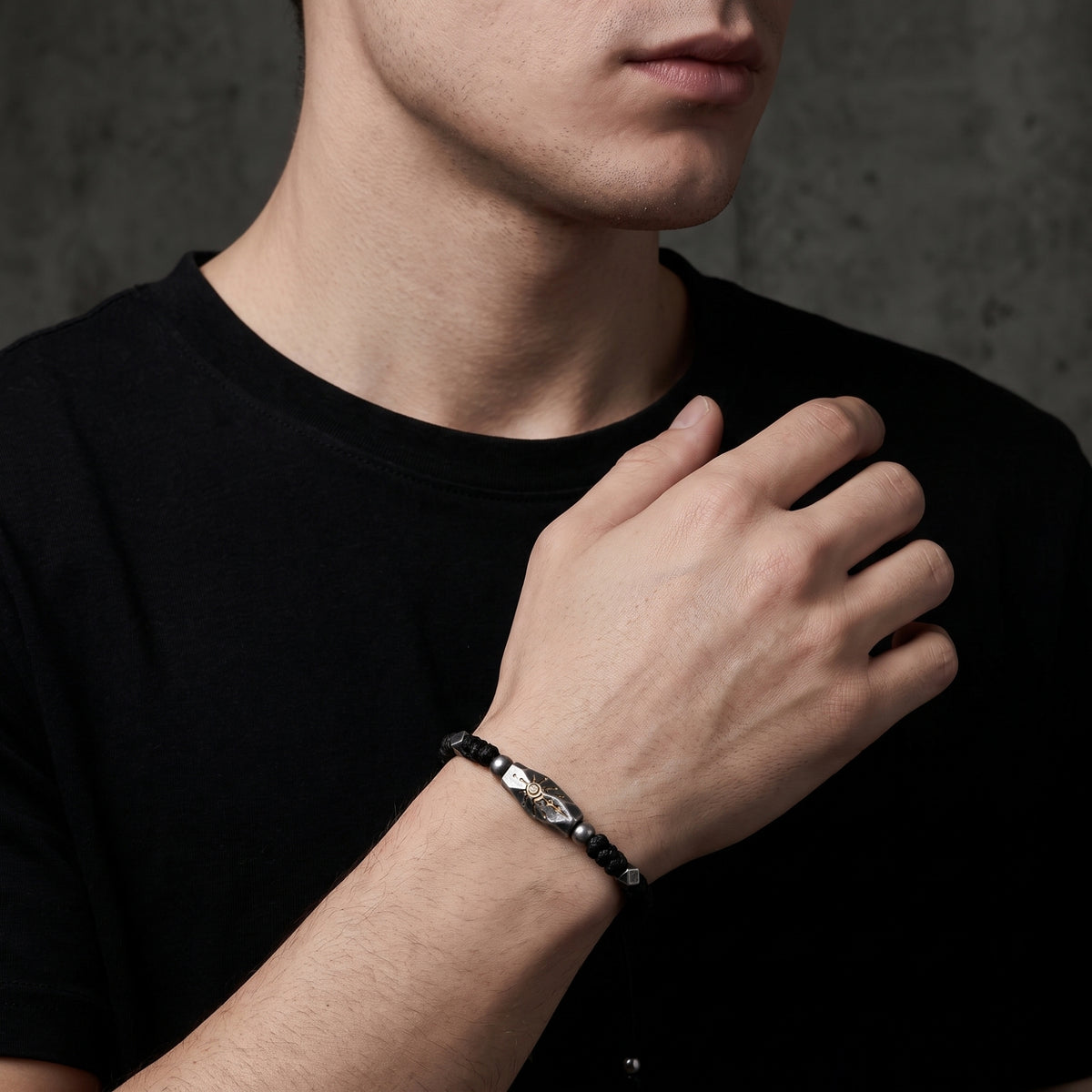 De zonnestraal-armband met koord