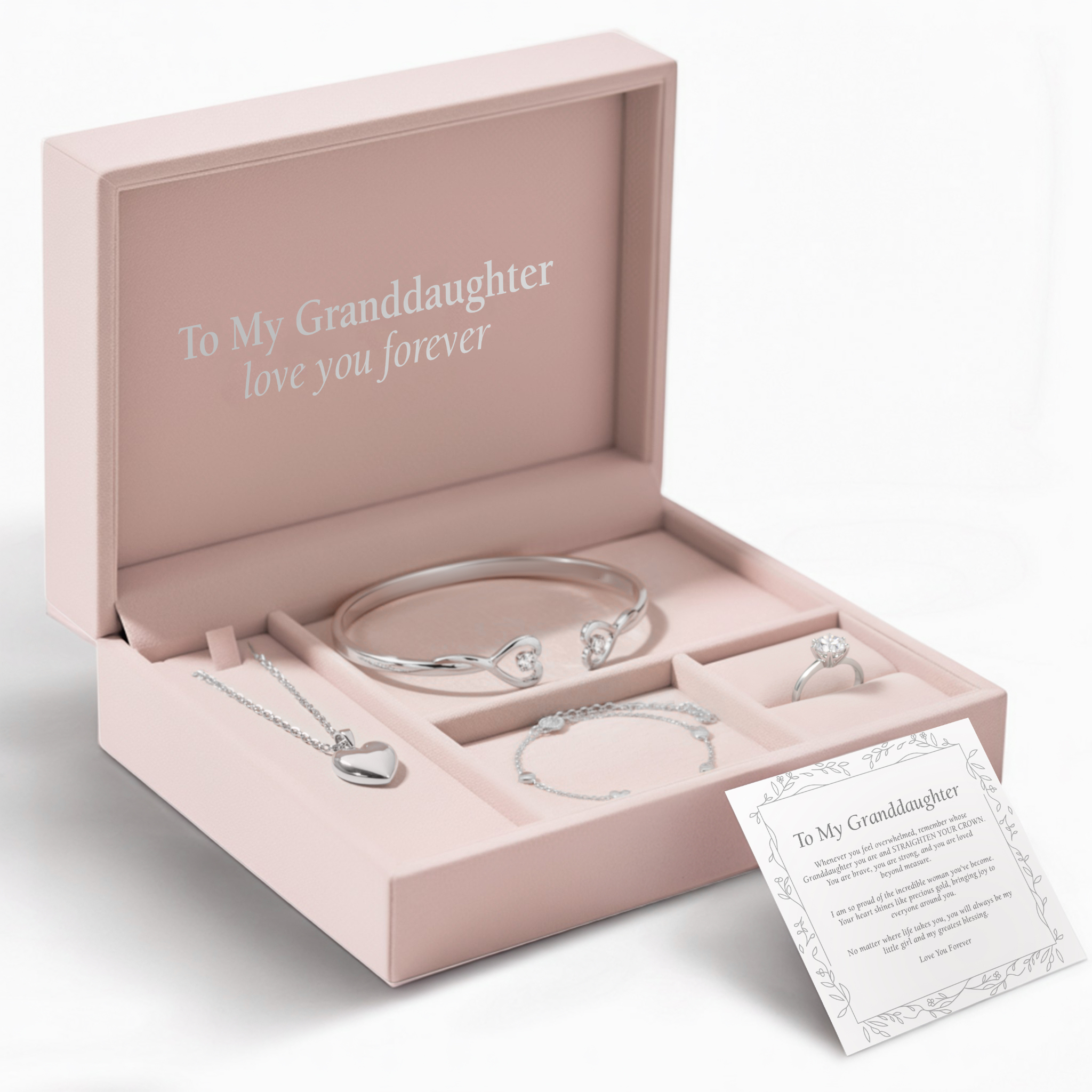 To My Granddaughter - Silver - View 2