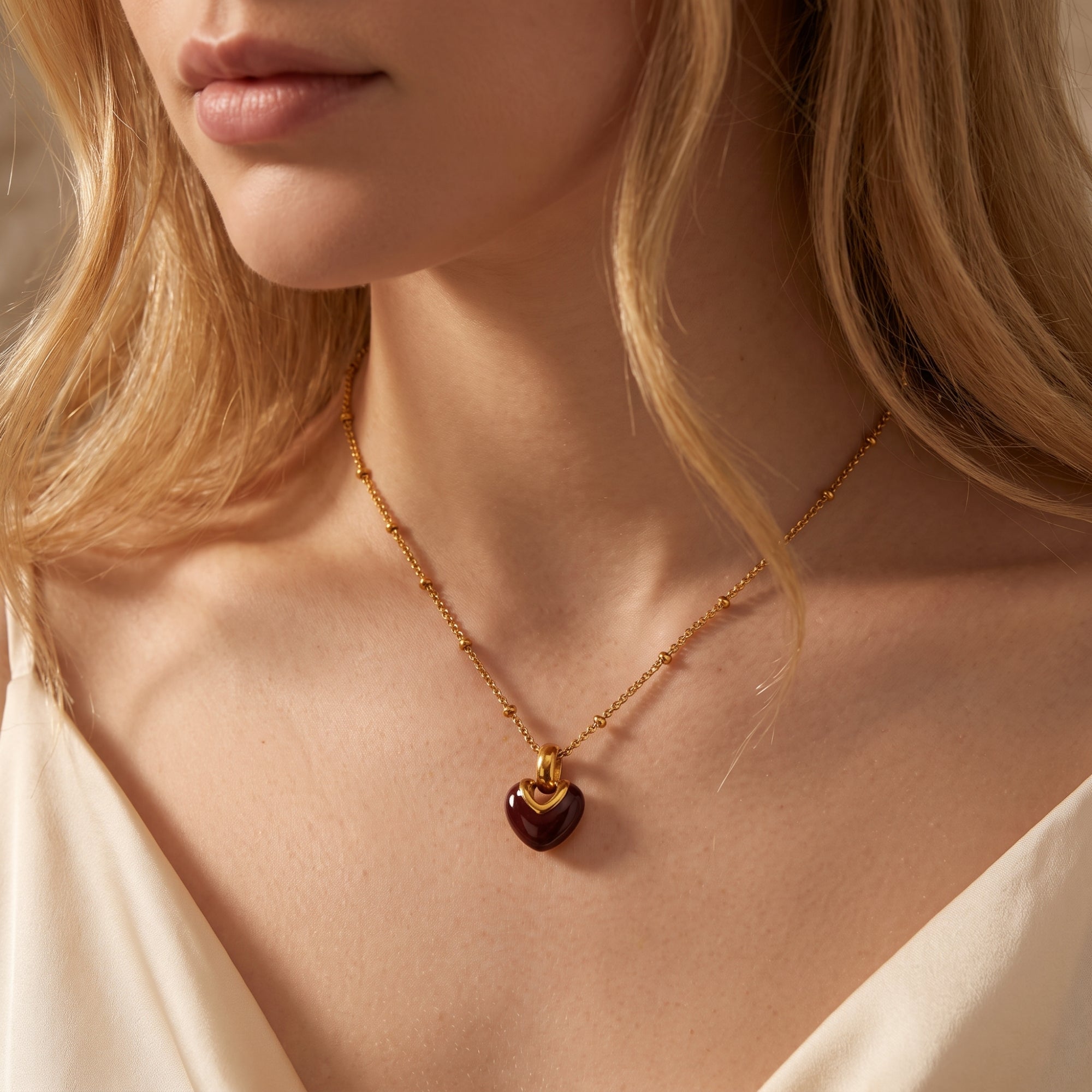 The Crimson Heart Necklace