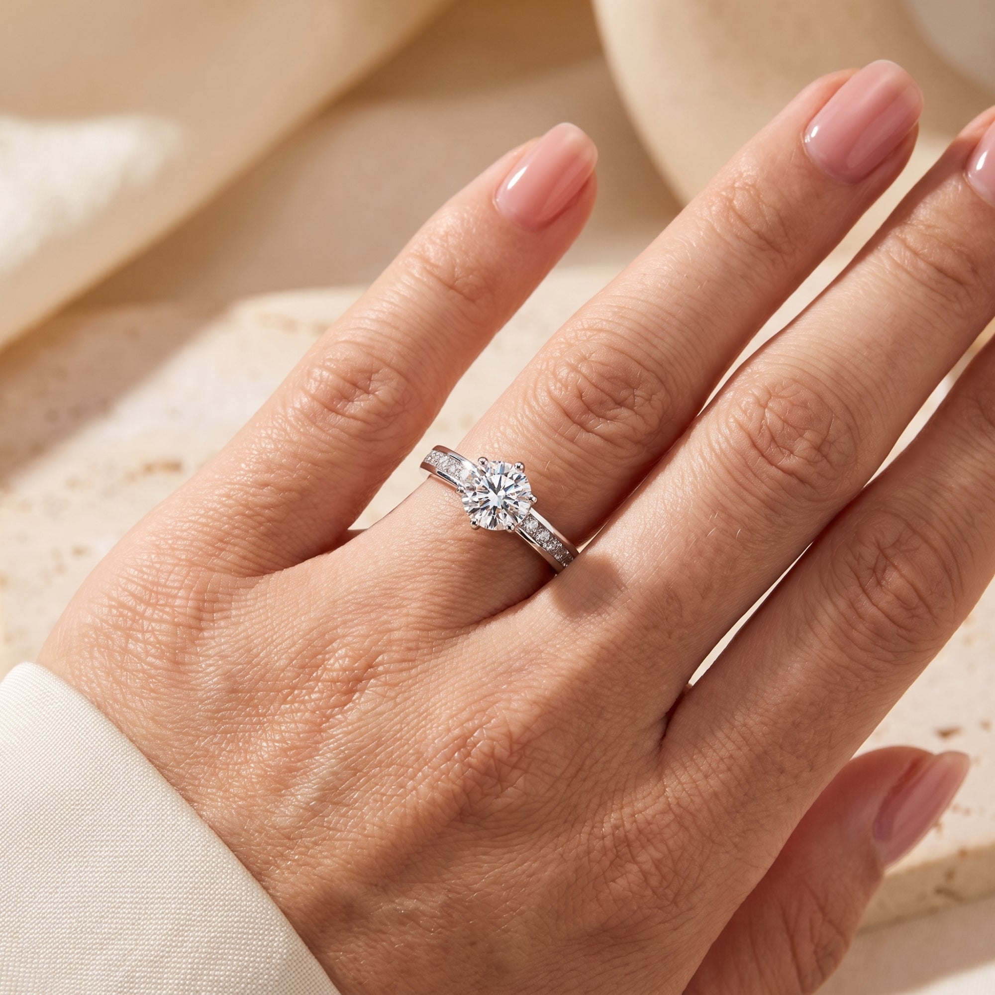 The Channel Solitaire Ring