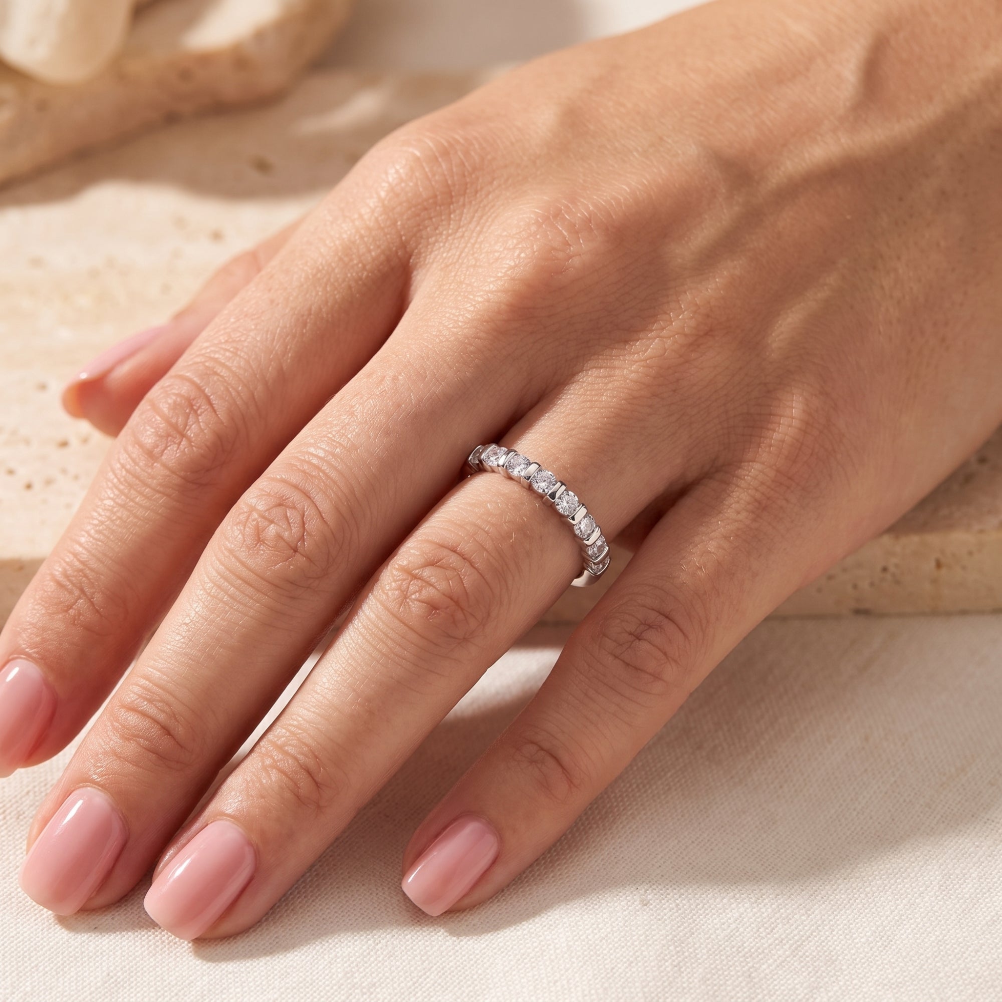 The Devotion Bar-Set Ring