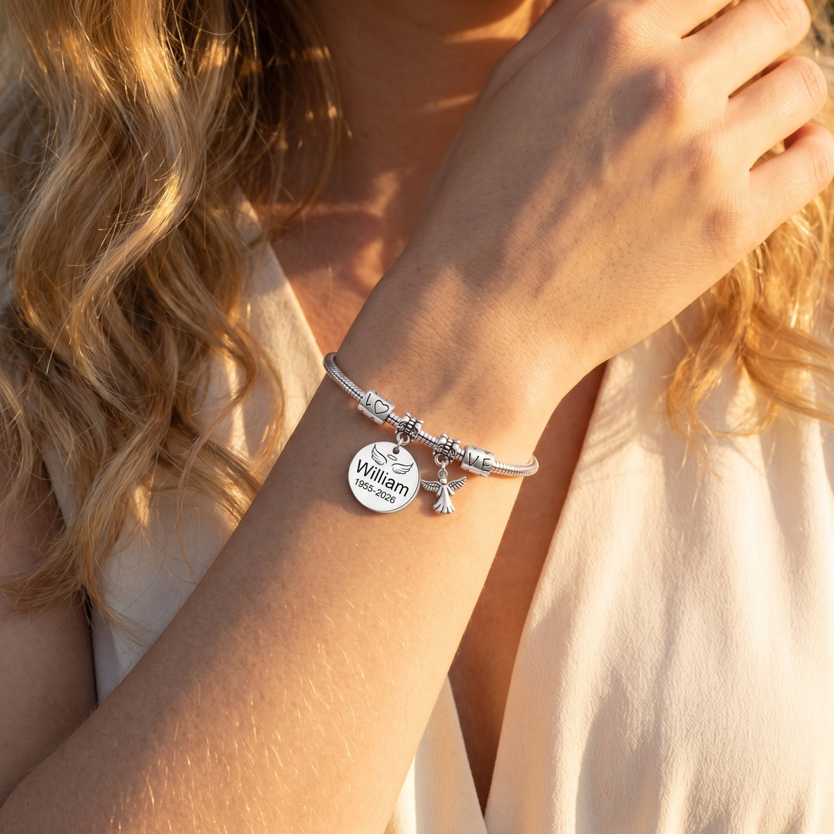 The Solace Angel Charm Bracelet
