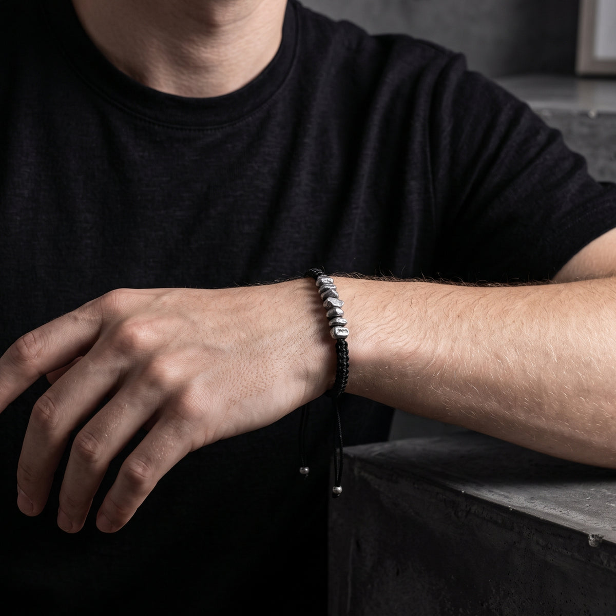 The Elemental Nugget Rope Bracelet