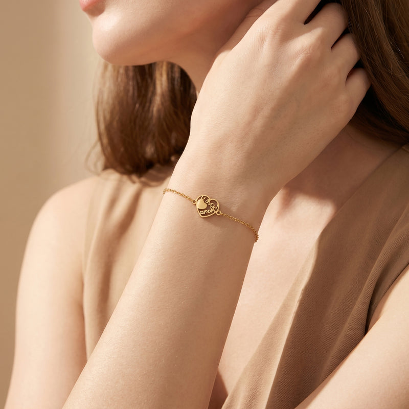 The Lianna Heart Bracelet