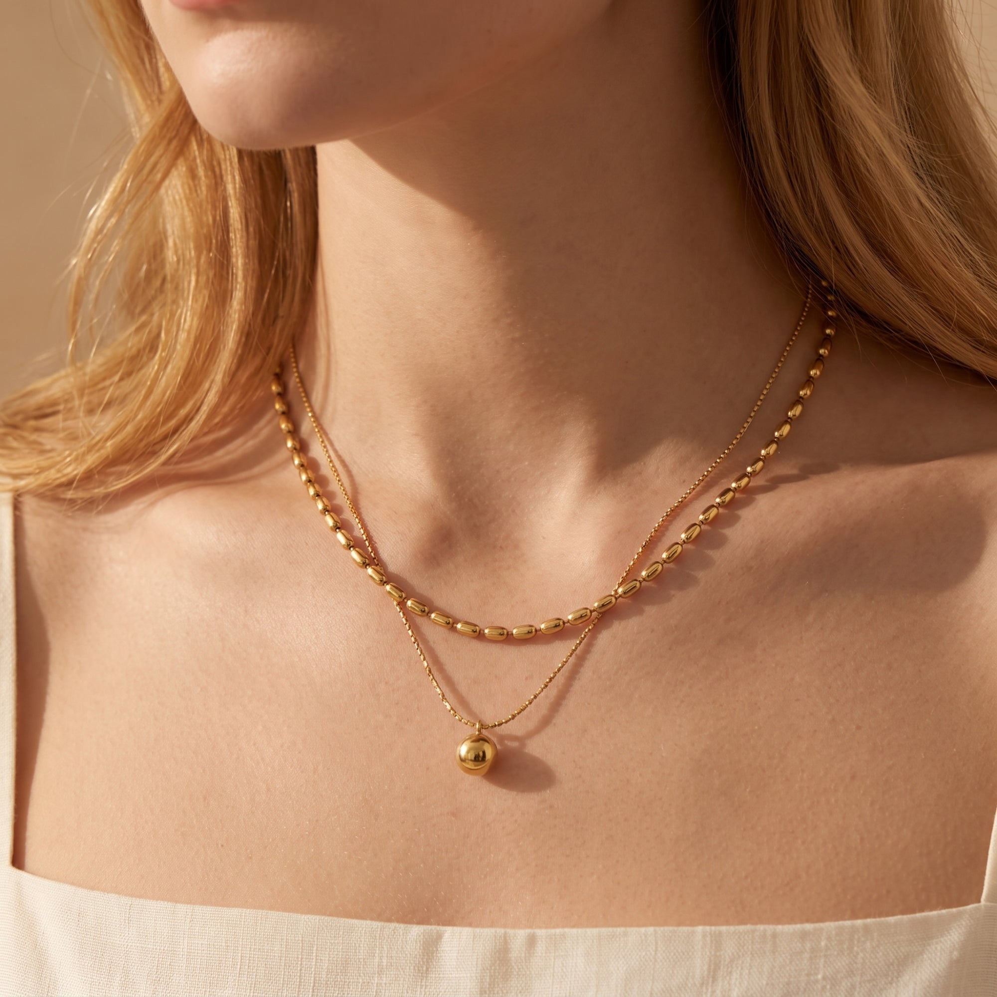 The Orbit Layered Necklace