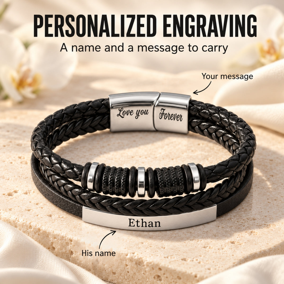 De armband met meerdere strengen