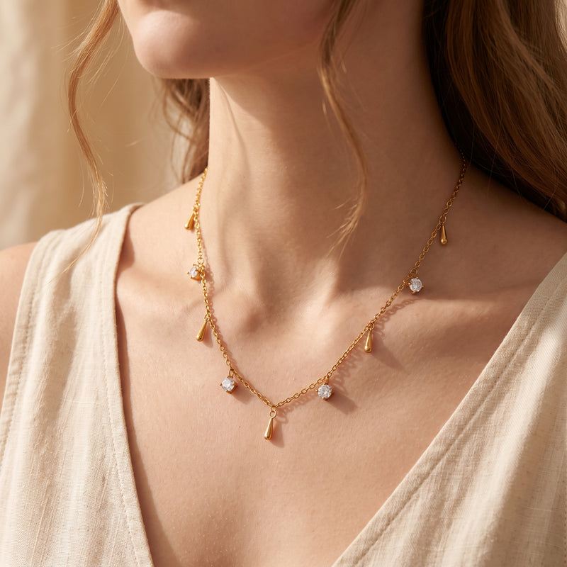 The Cascade Droplet Necklace