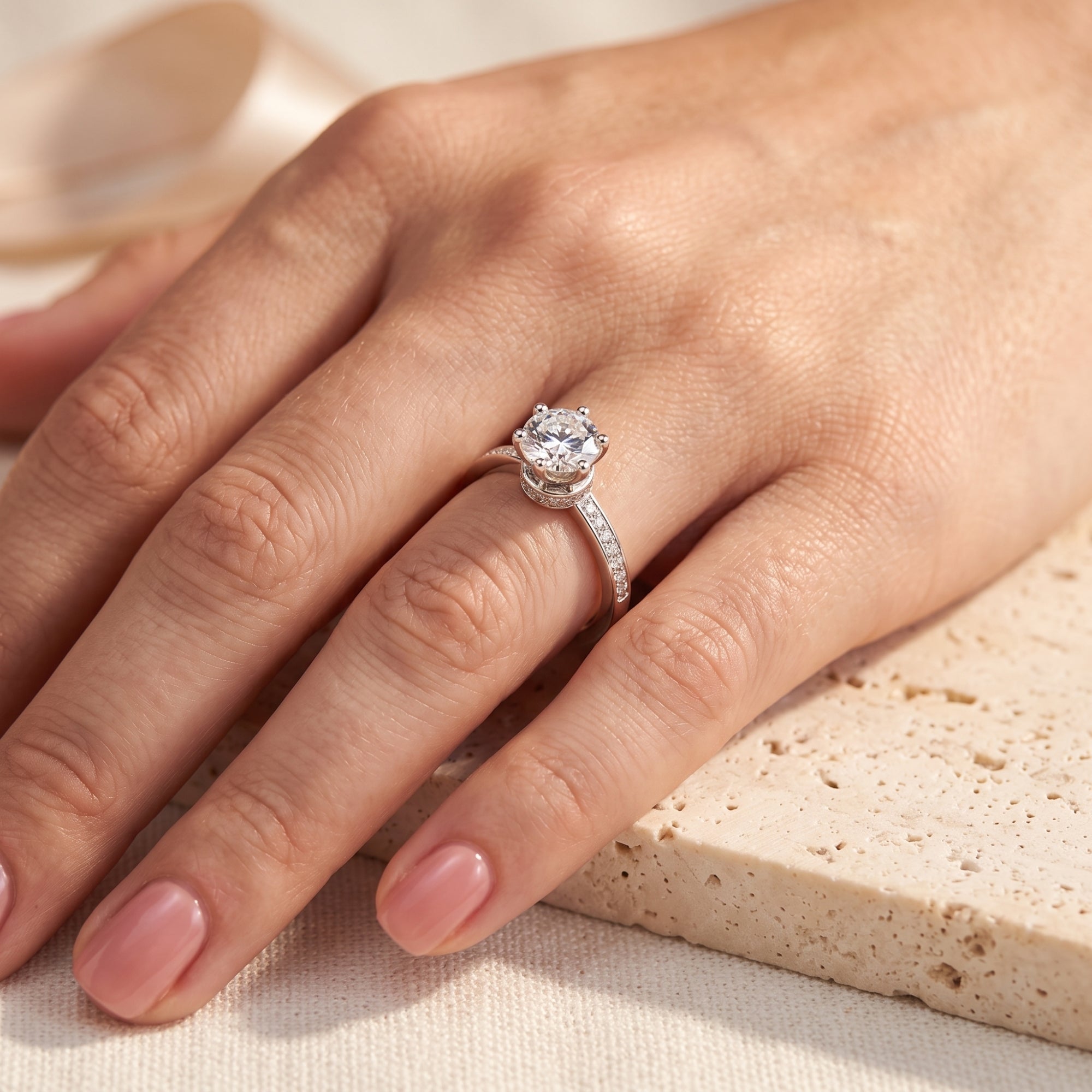 The Lumina Solitaire Ring
