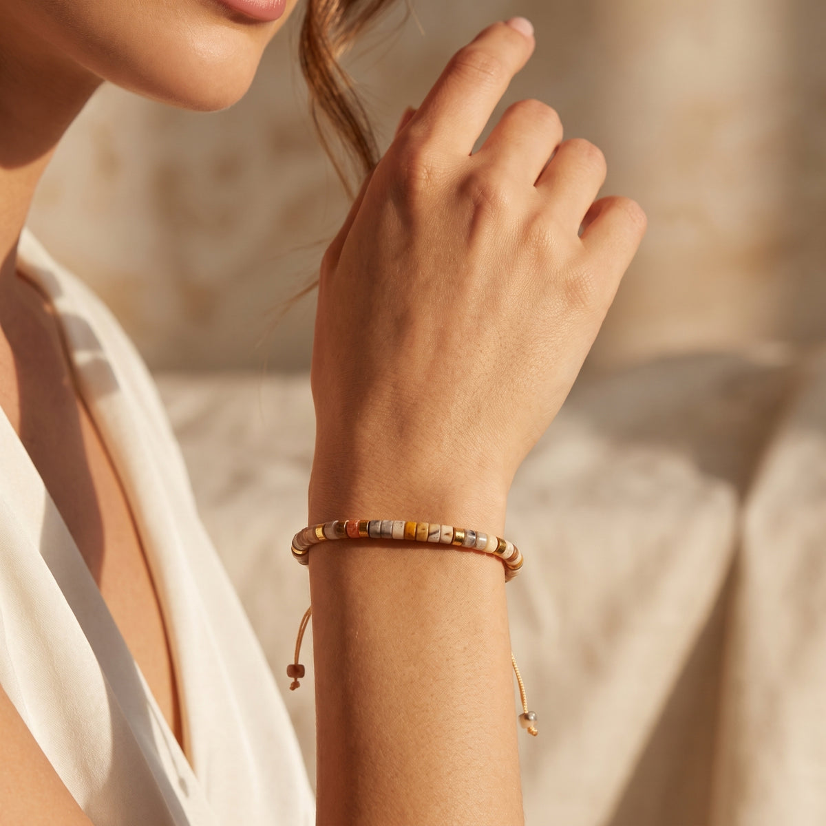 The Resilient Stone Cord Bracelet