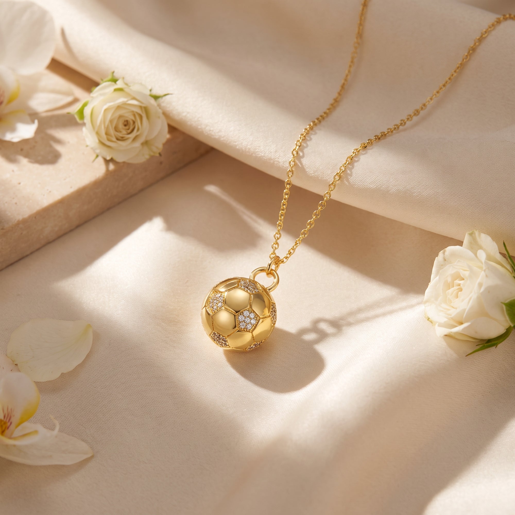 The Striker Soccer Ball Necklace