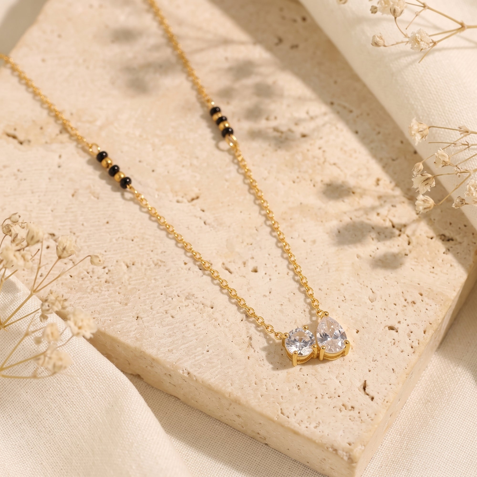 The Amara Duo Pendant Necklace