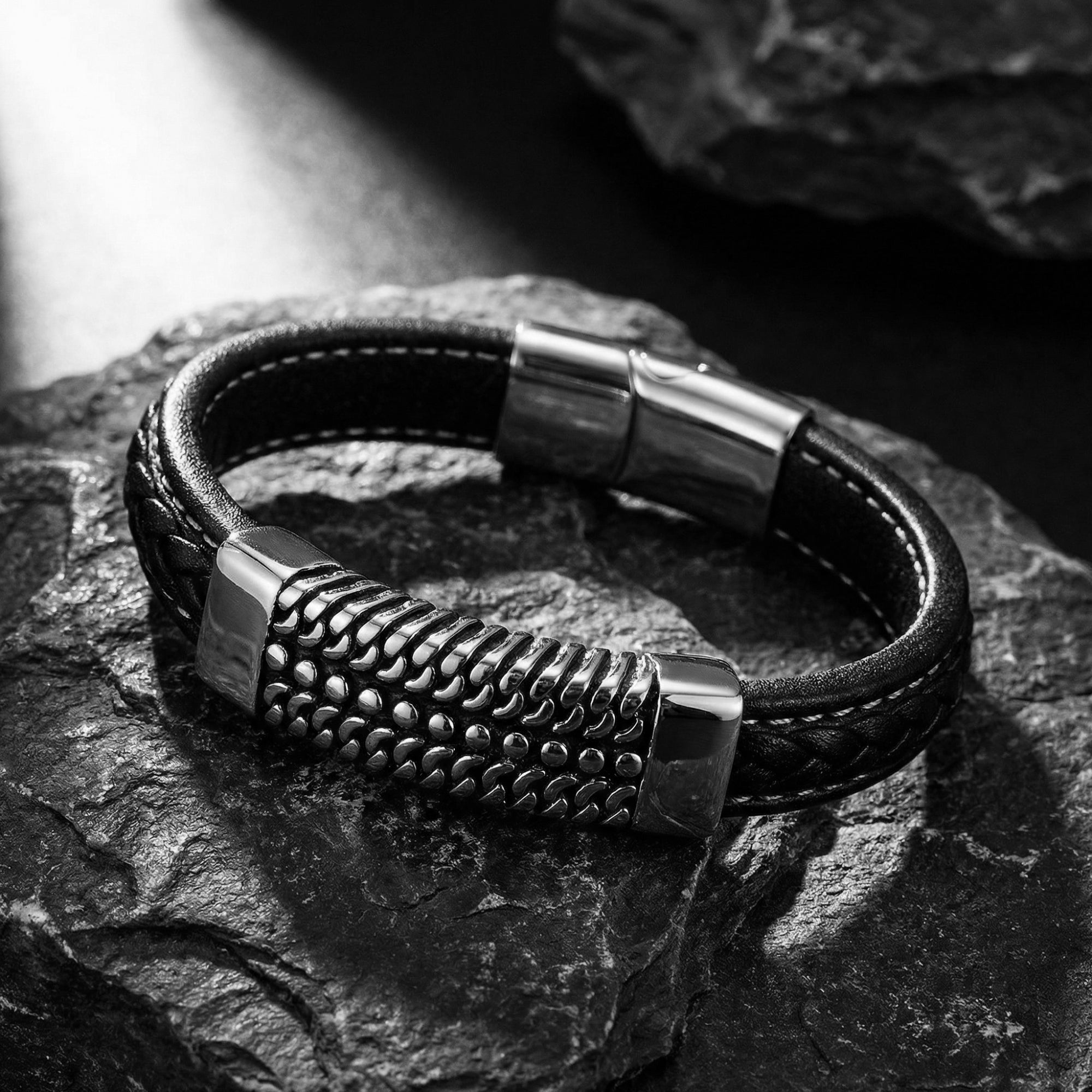 The Kinetic Leather Bracelet