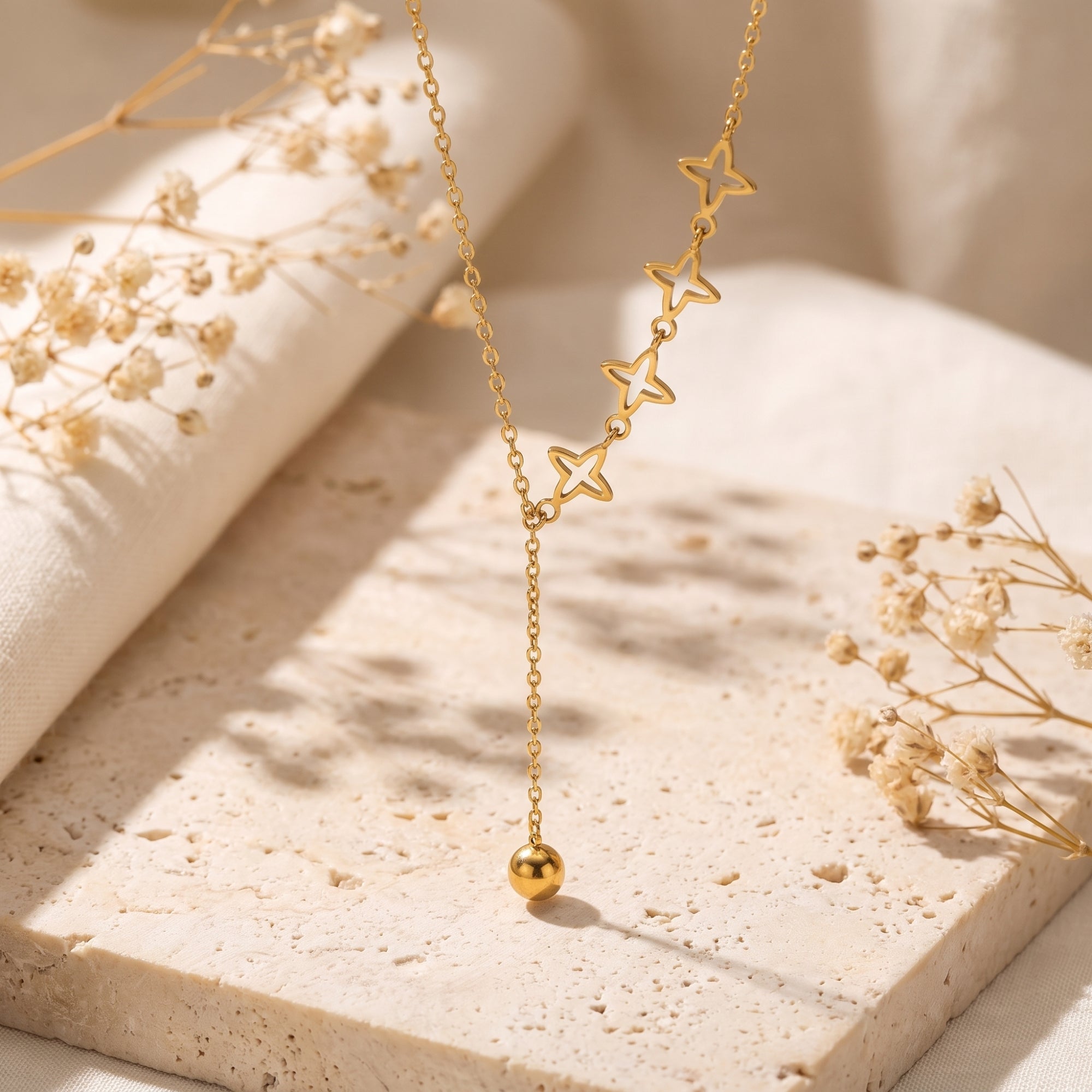 Die Celestial-Star-Lariat-Halskette