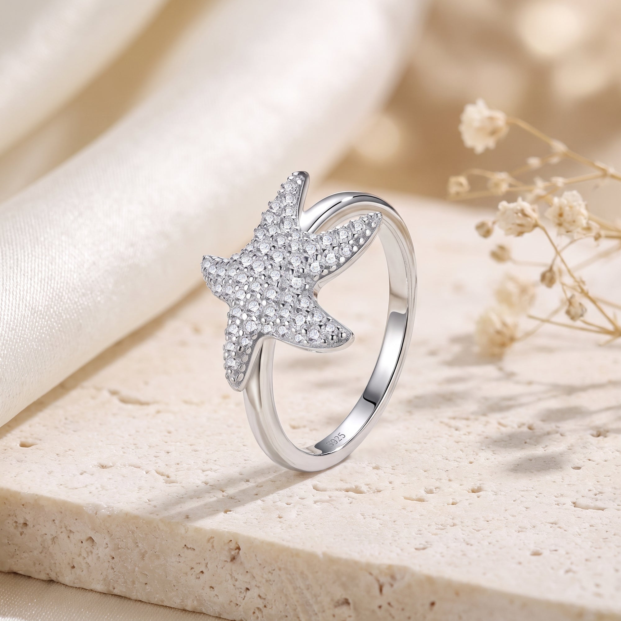 La bague étoile de mer Stella Maris