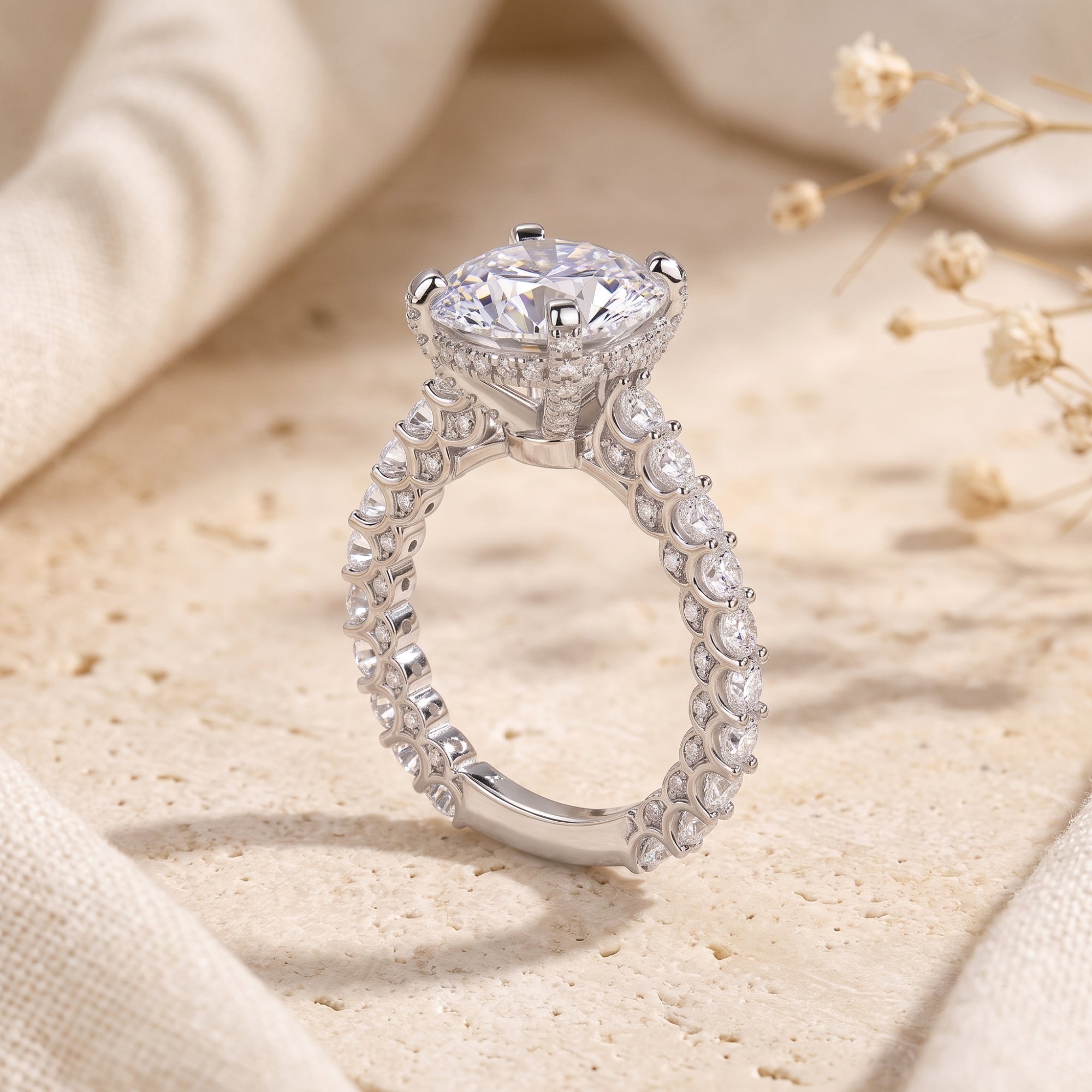 The Astraea Hidden Halo Ring
