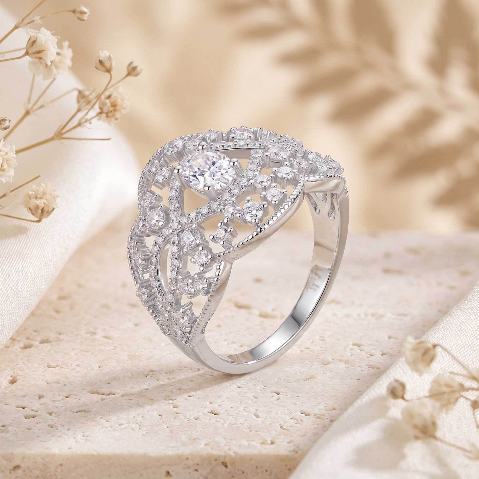 The Genevieve Lace Ring
