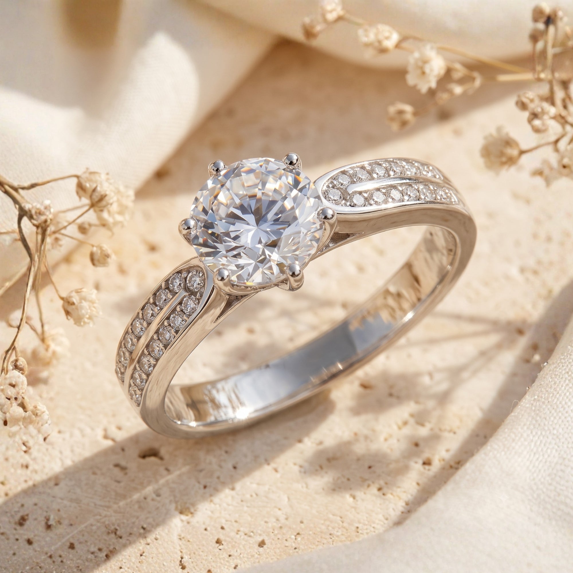 Der Sovereign-Ring mit geteiltem Ringschaft