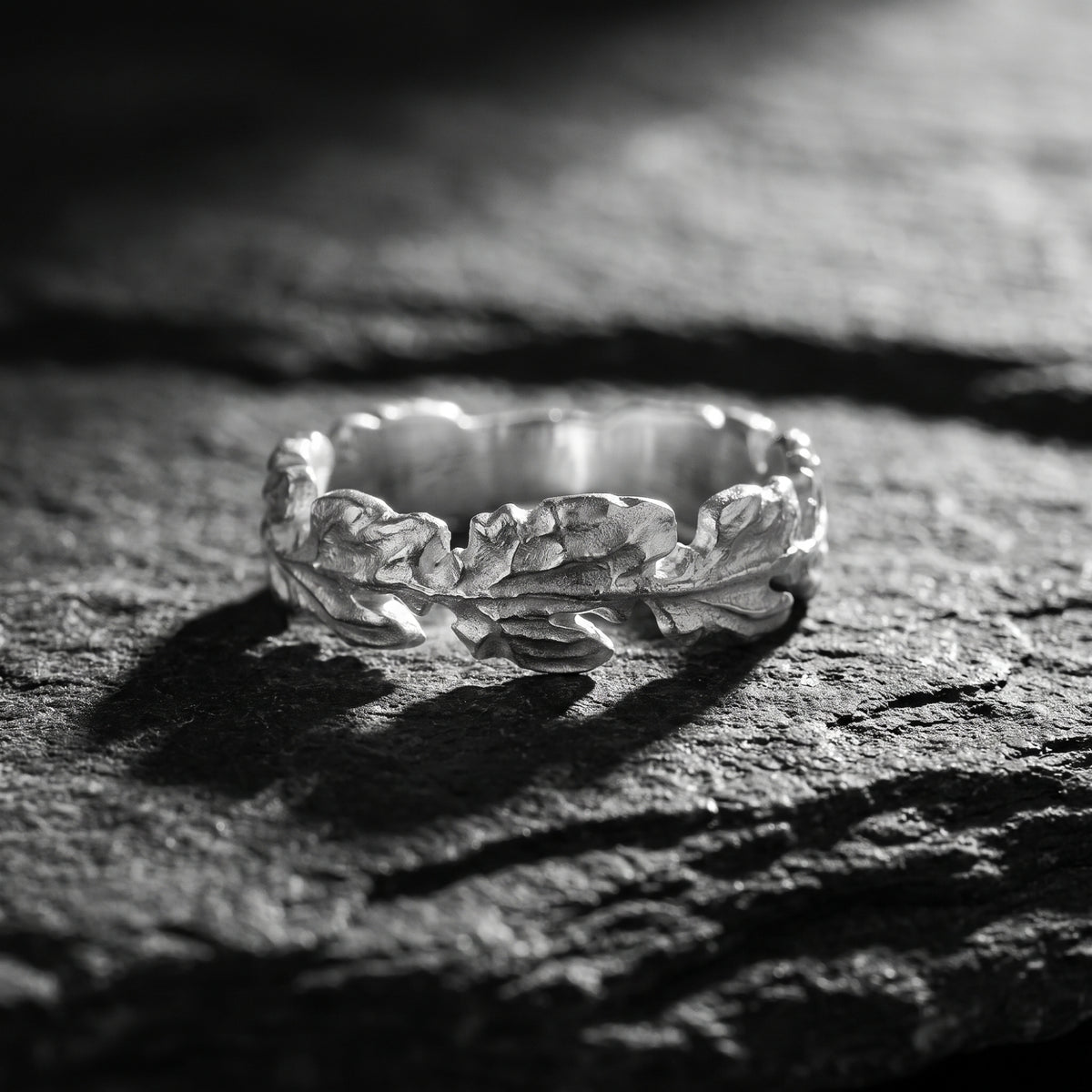 The Sylvan Oak Leaf Ring