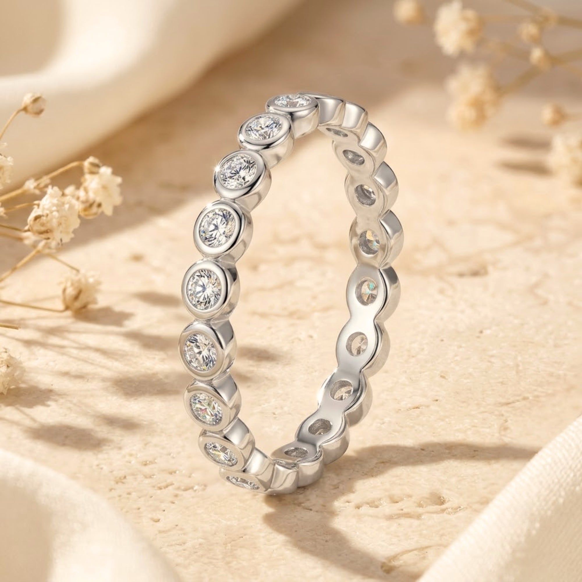 The Celeste Bezel Ring
