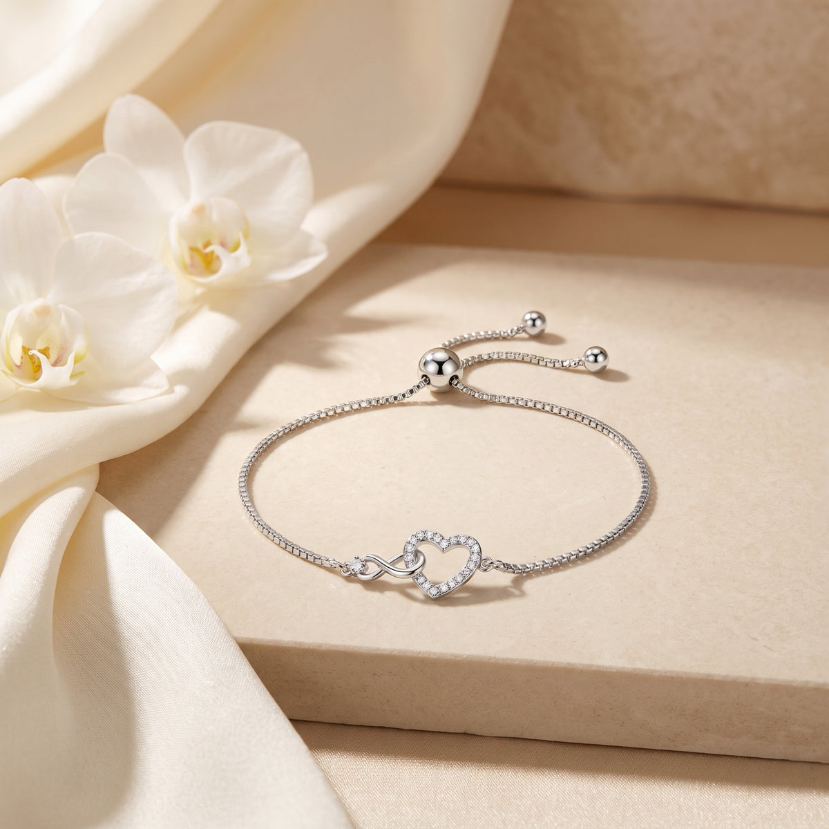 The Infinity Heart Bolo Bracelet