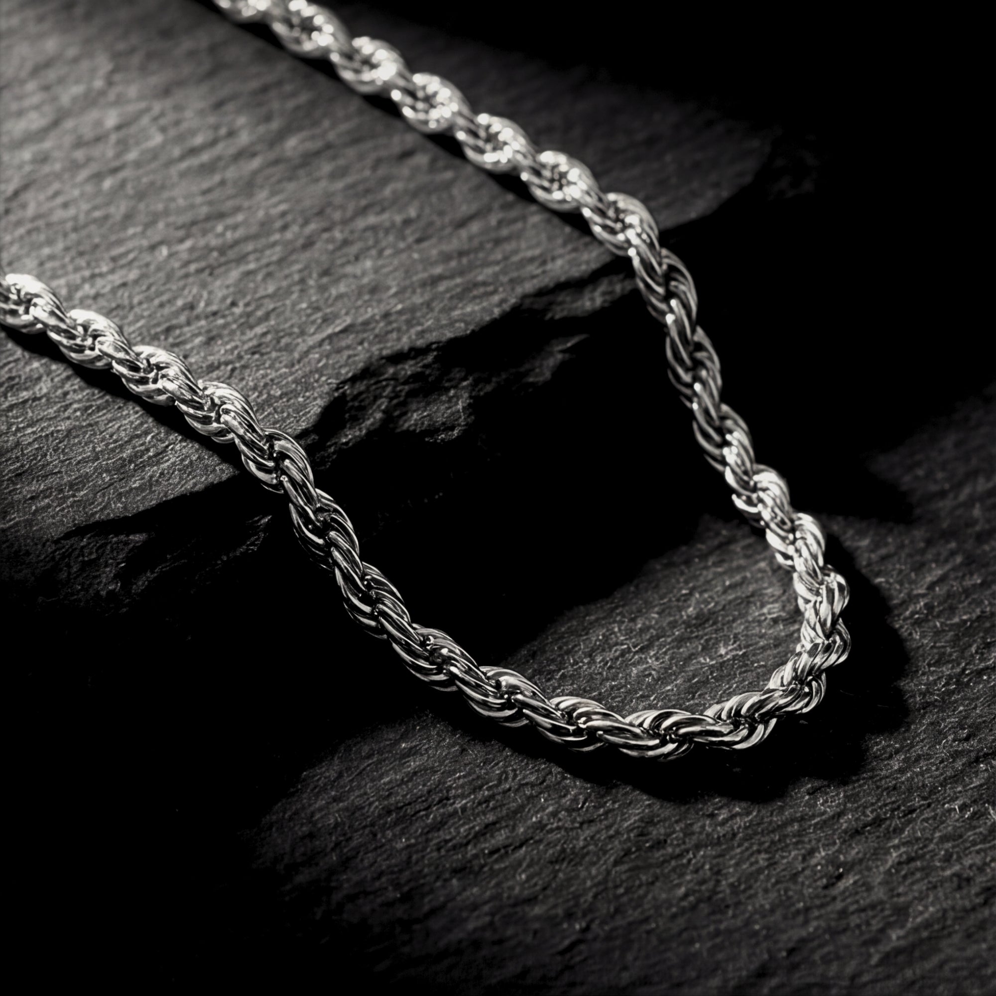 Rope Chain - Silver - 2.5mm