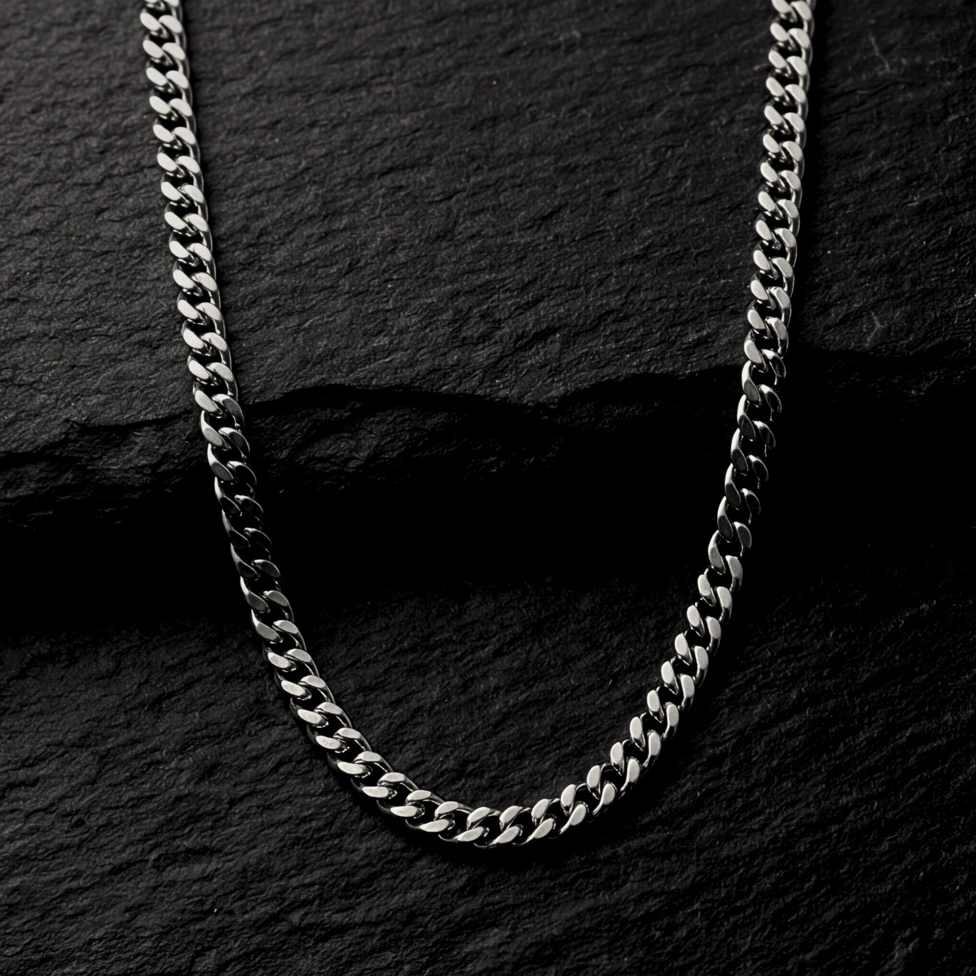 The Minimalist Cuban Chain - Silver - 4mm