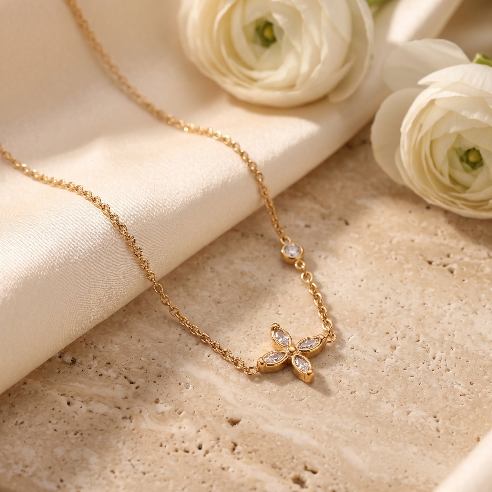 The Jasmine Station Necklace