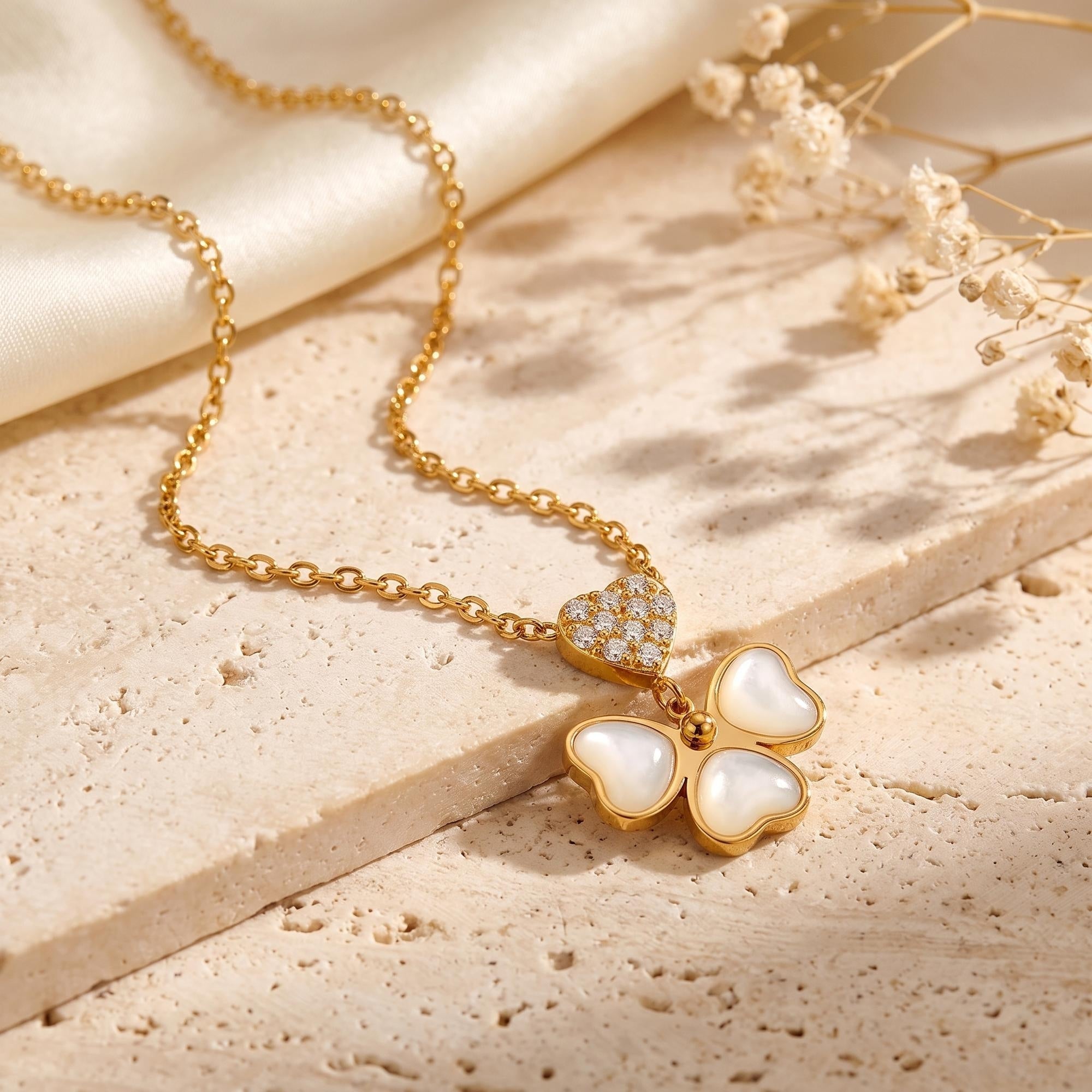 The Mother-of-Pearl Butterfly Necklace