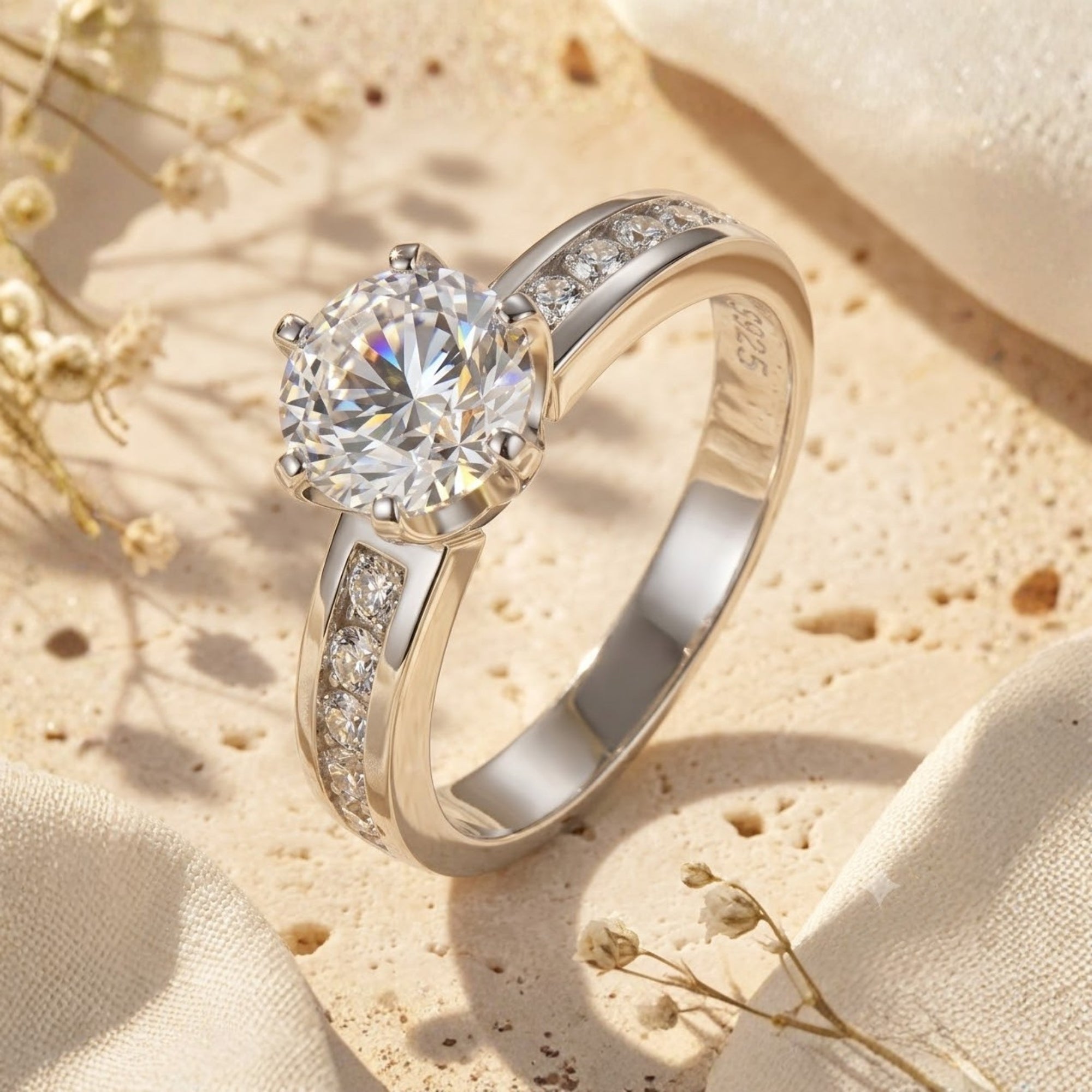 The Channel Solitaire Ring