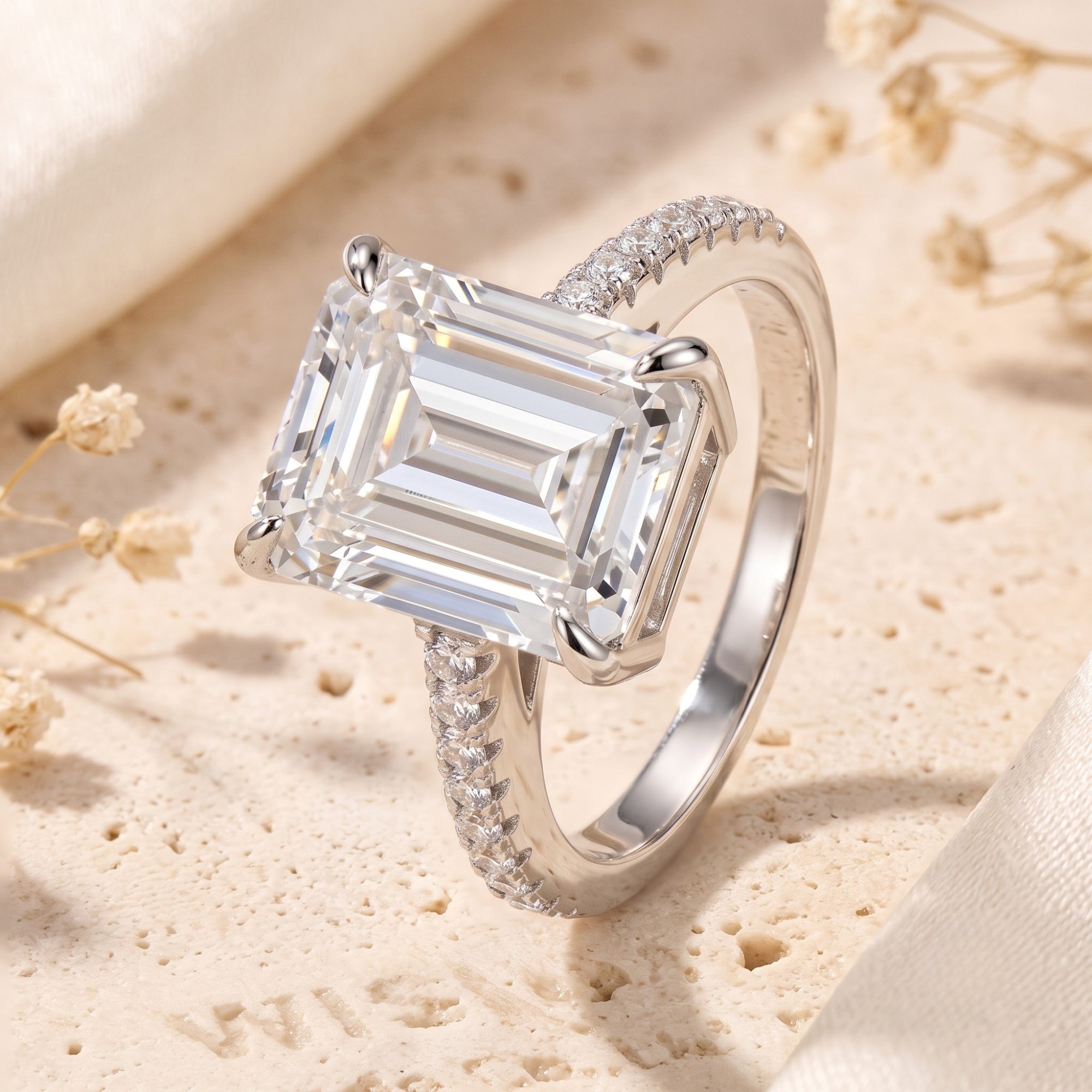 The Devotion Emerald Solitaire Ring