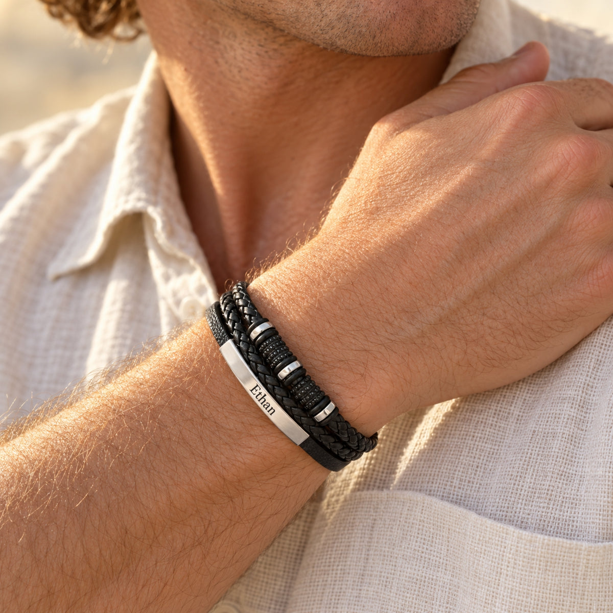 De armband met meerdere strengen