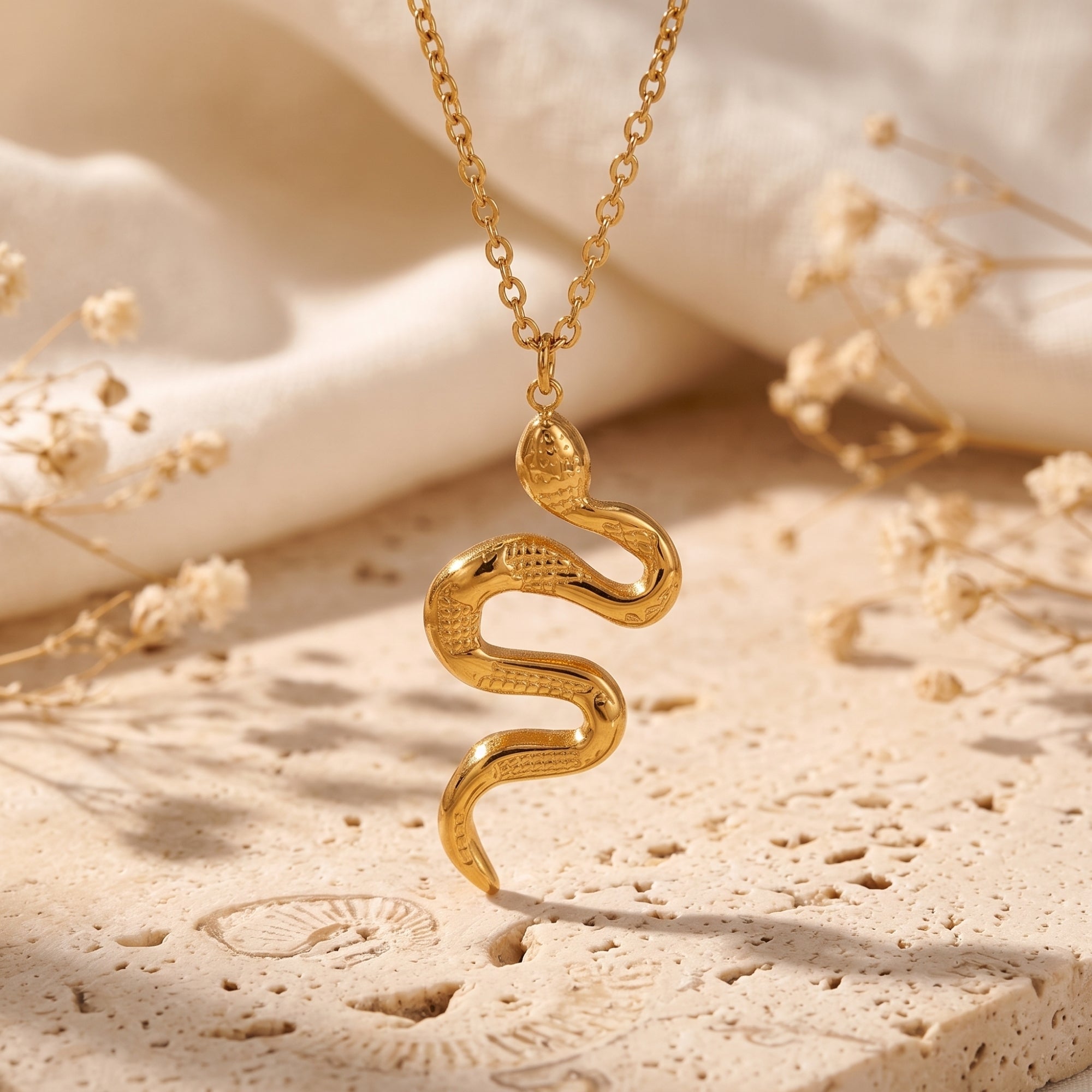 The Serpent Pendant Necklace