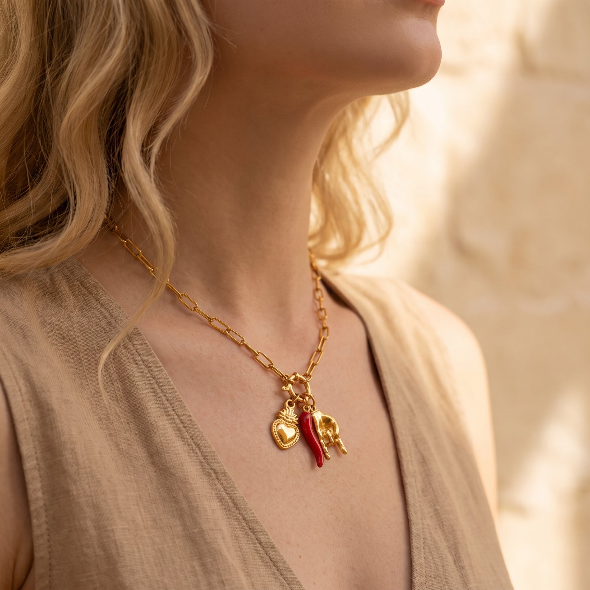 The Italian Protection Necklace