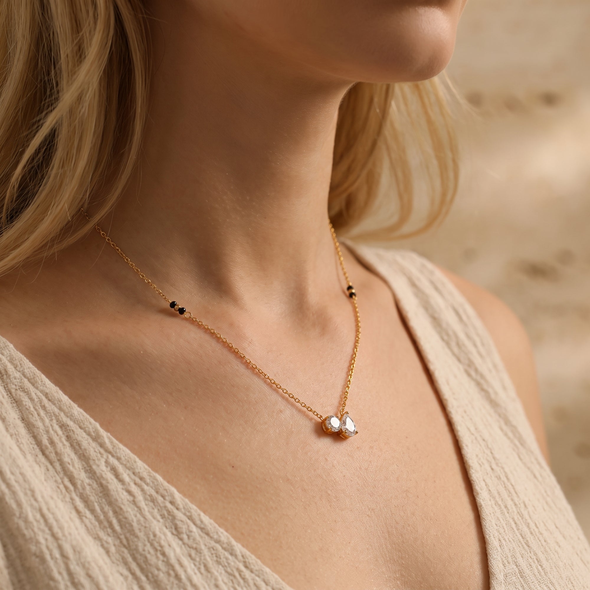The Amara Duo Pendant Necklace