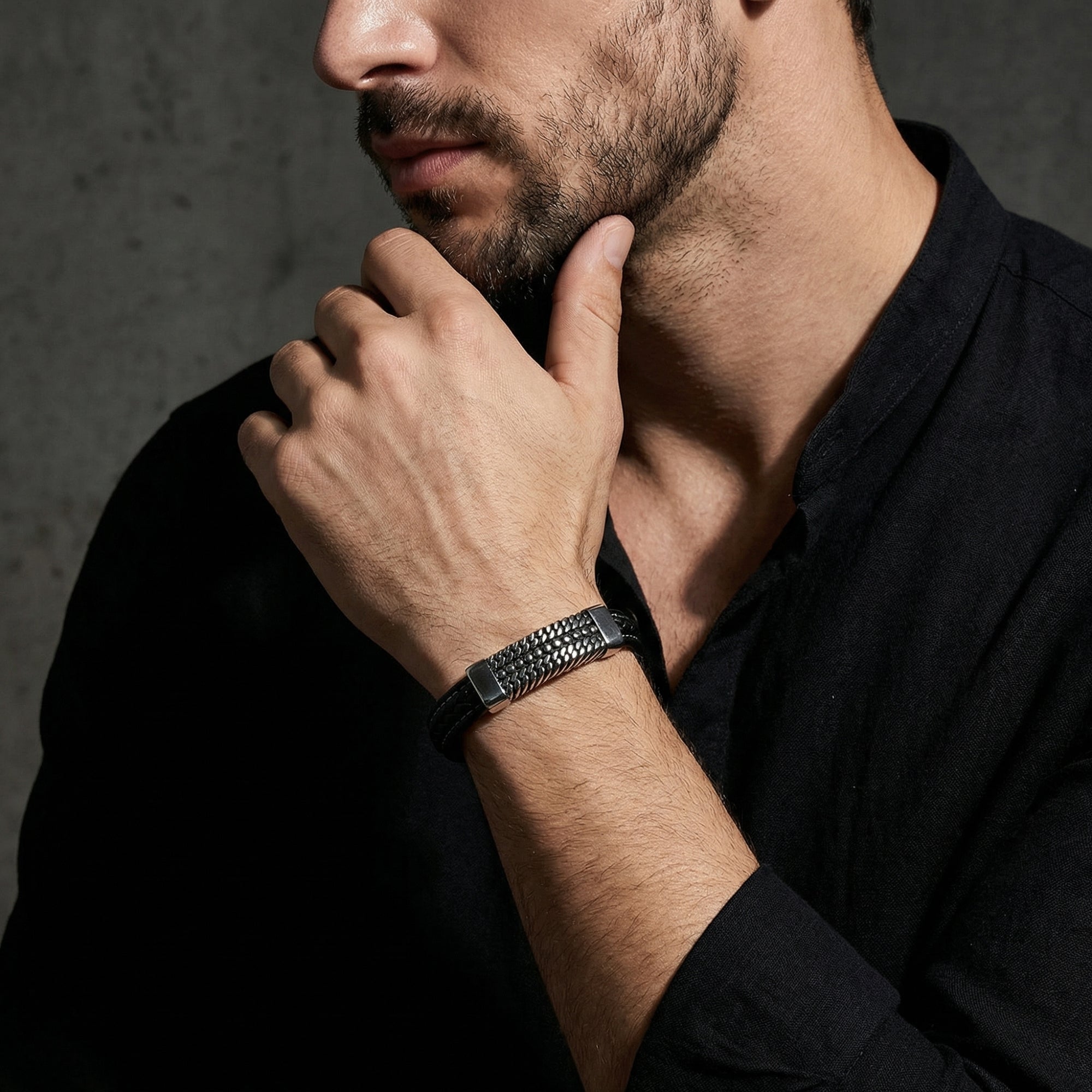 The Kinetic Leather Bracelet