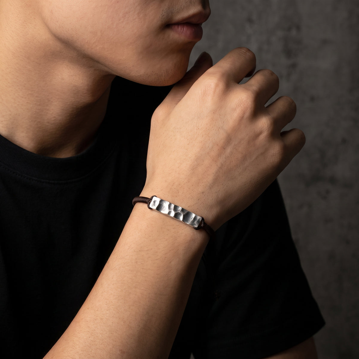 The Hammered Bar Bracelet