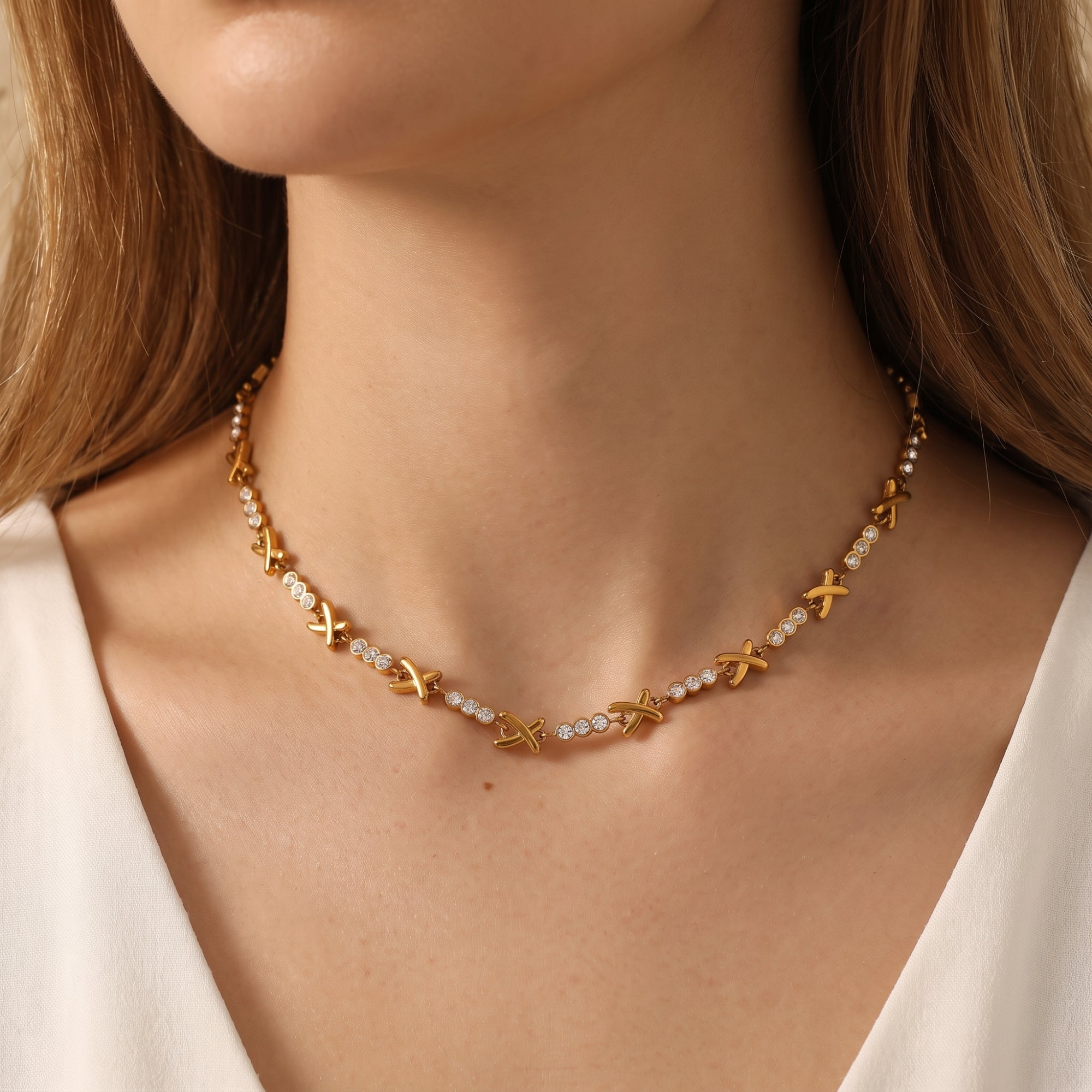The Mia X Station Necklace
