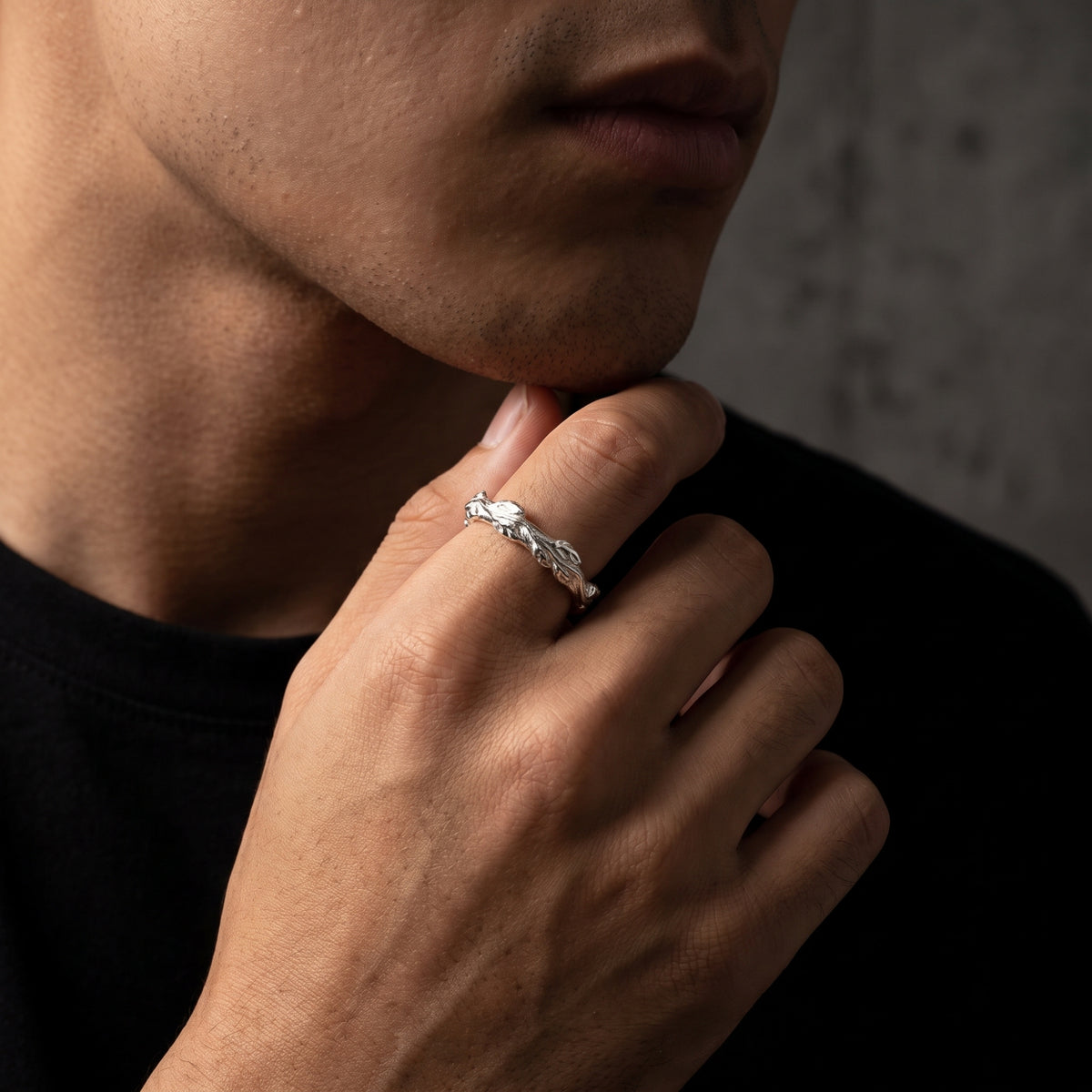 De Laurel-open ring