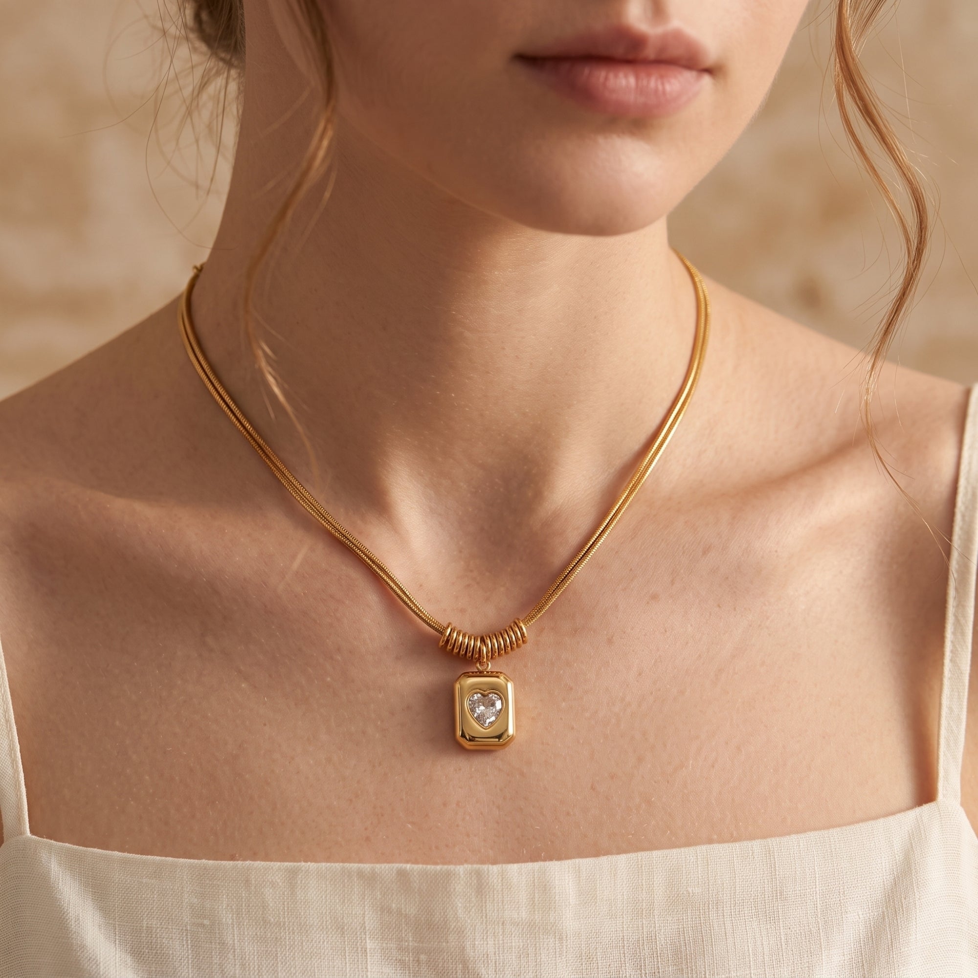 The Sophia Heart Necklace