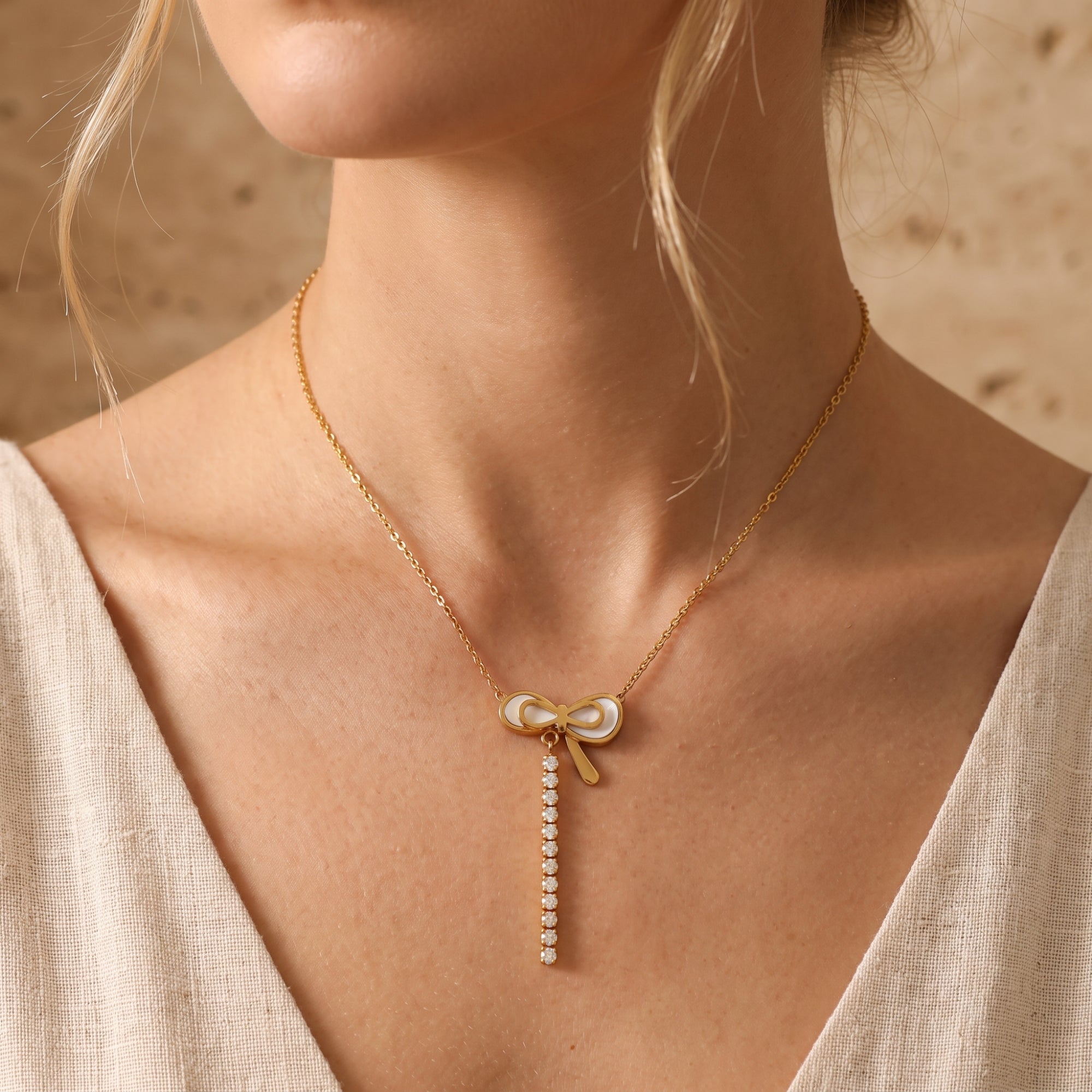 The Aurelia Bow Necklace